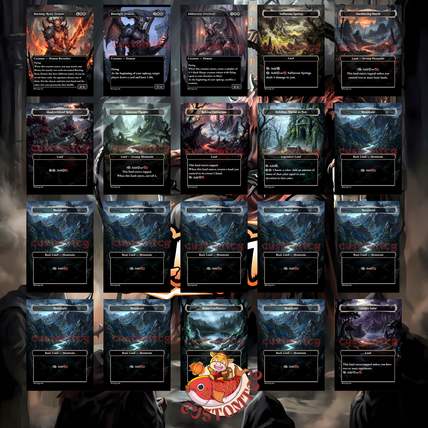 Rakdos, Patron of Chaos — Demon Tribal Custom Deck