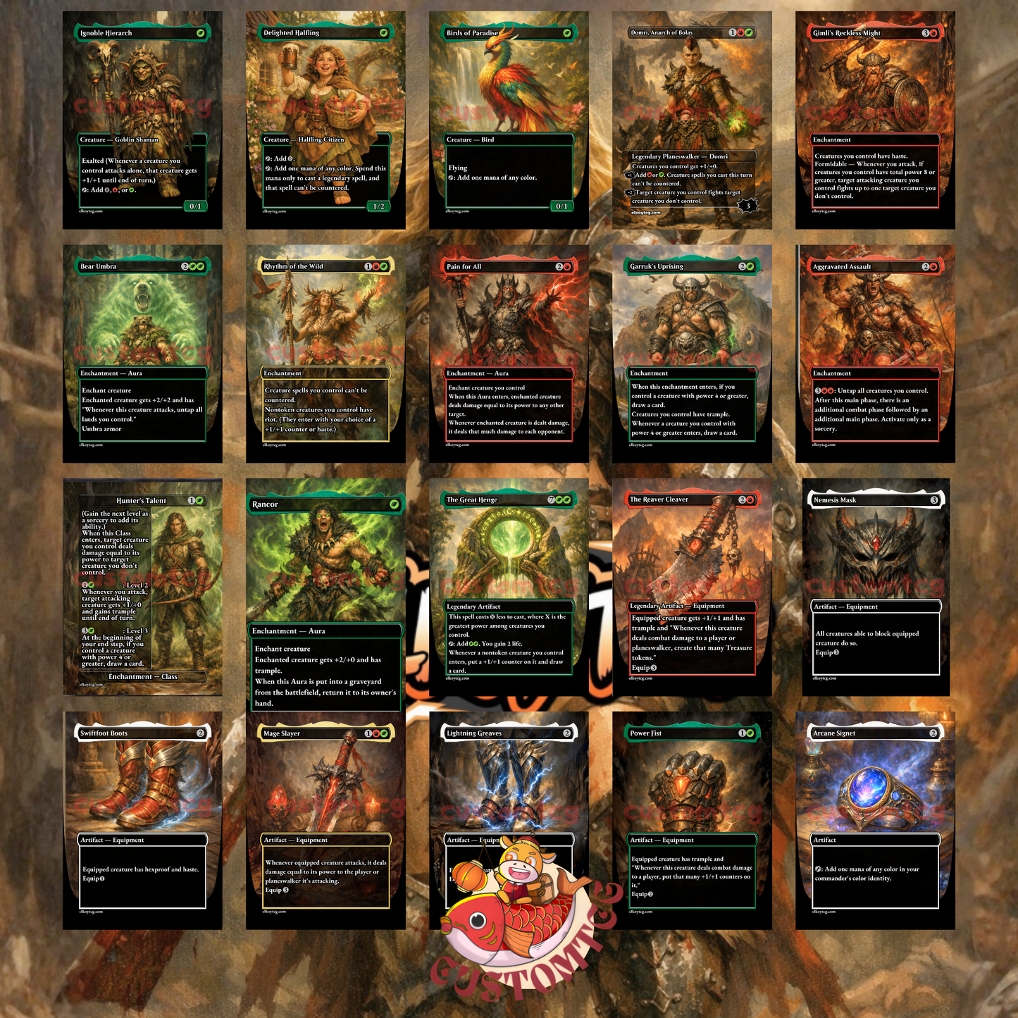 Maarika, Brutal Gladiator custom deck