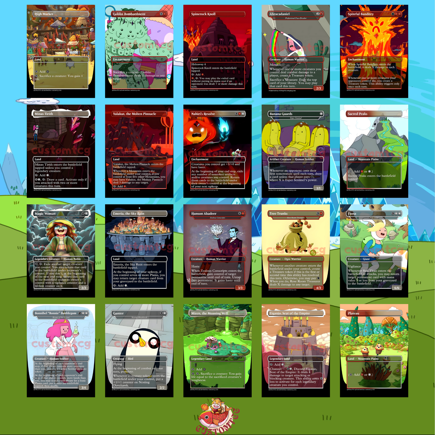 Adventure Time Custom Deck