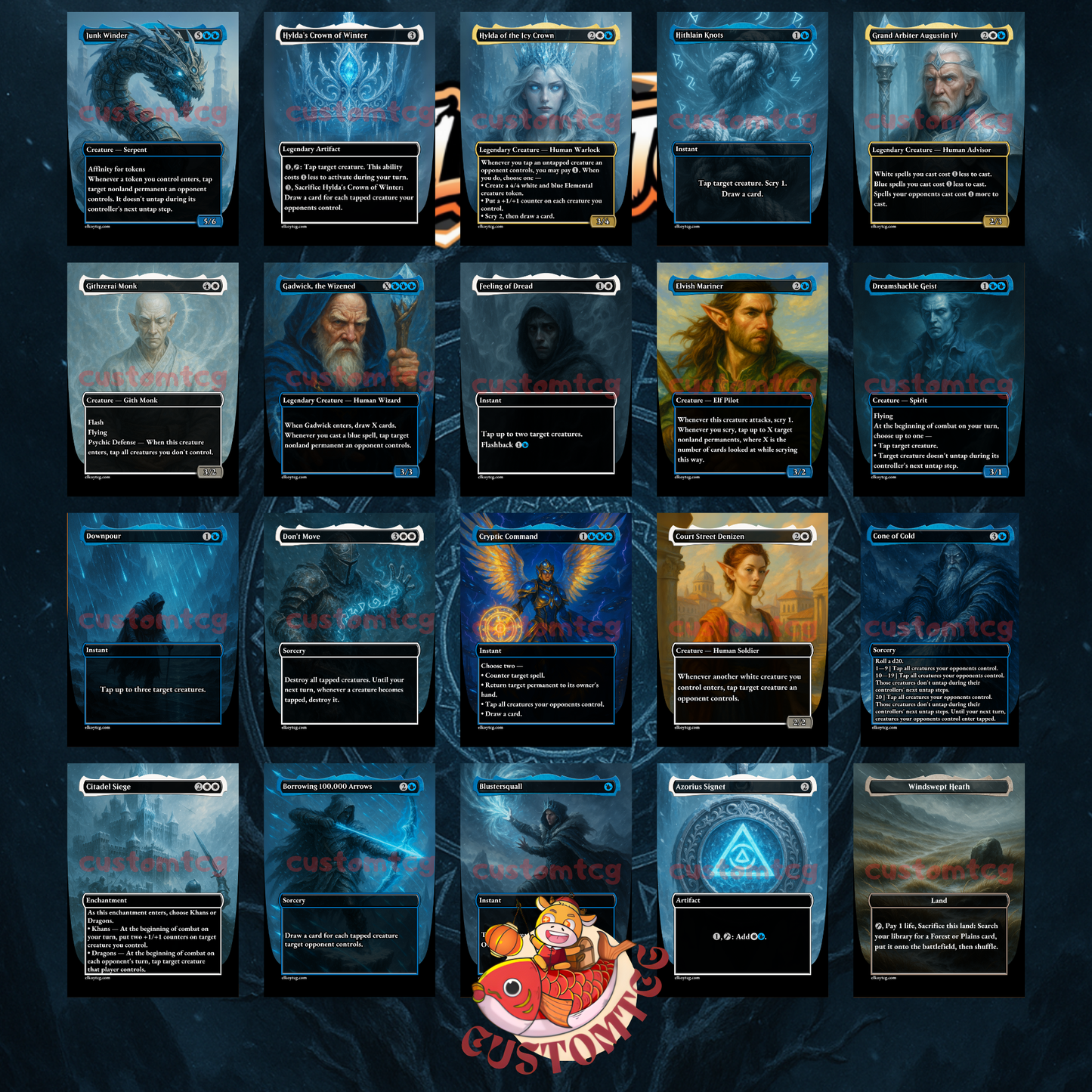 Hylda of the Icy Crown – Frost-Lock Custom Deck