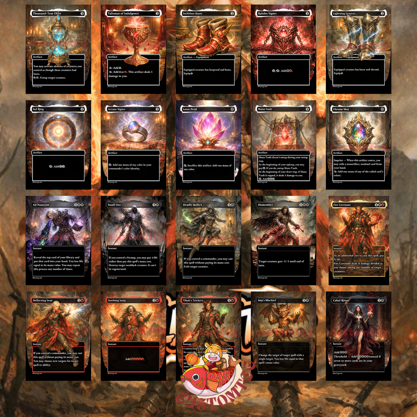 Rowan, Scion of War Custom Deck