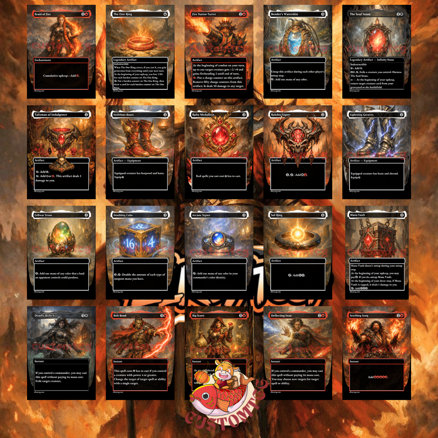 Ozai, the Phoenix King Custom Deck