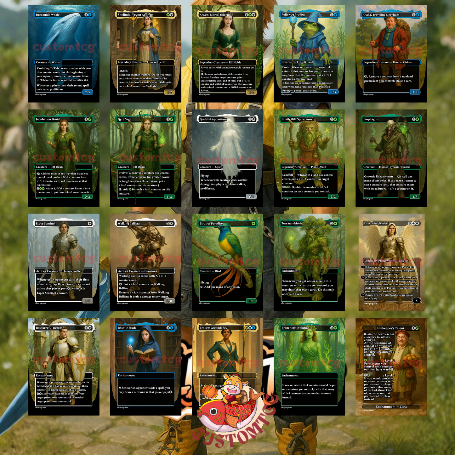 🌊 Tidus, Yuna’s Guardian — Custom Commander Deck