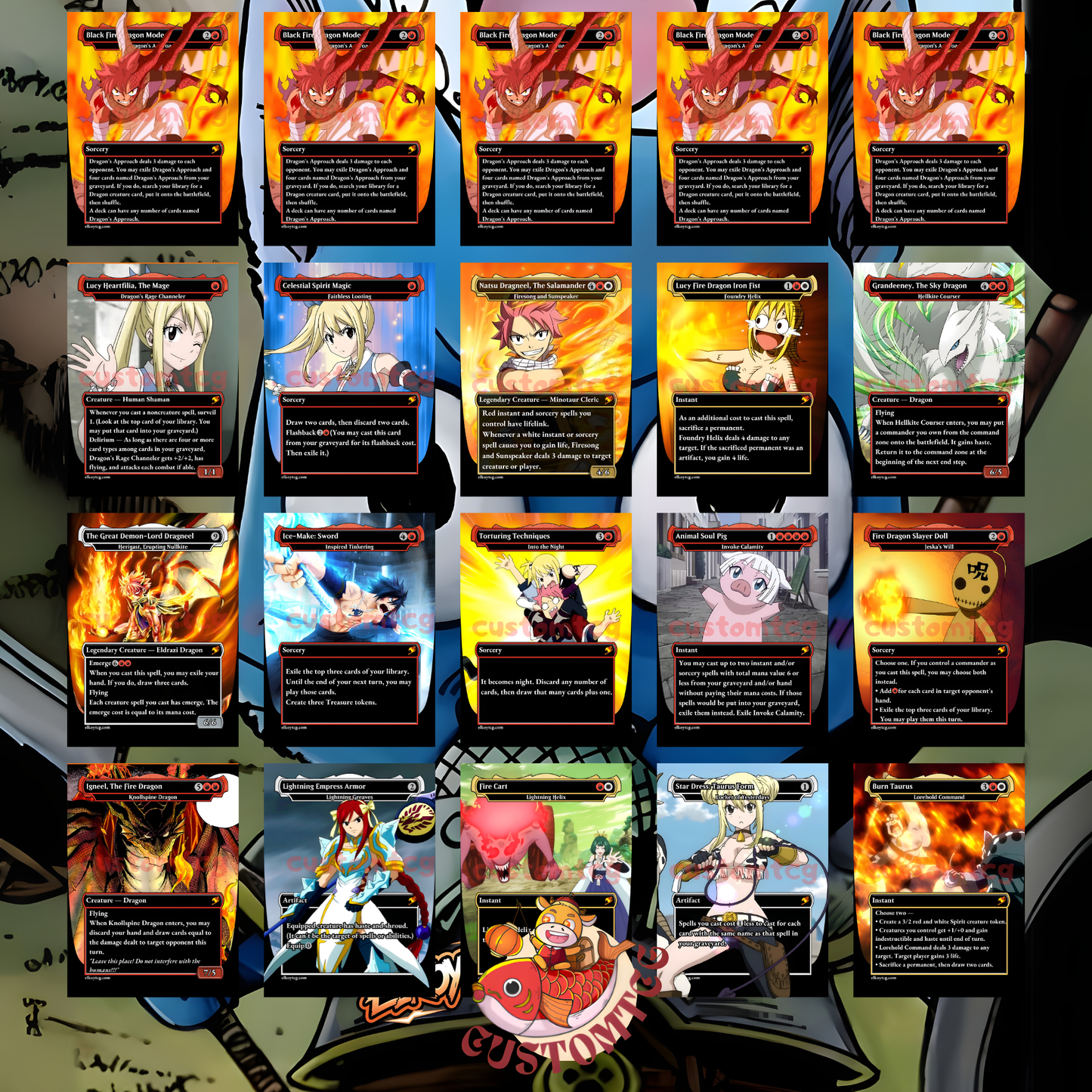 Fairy Tail Custom Deck