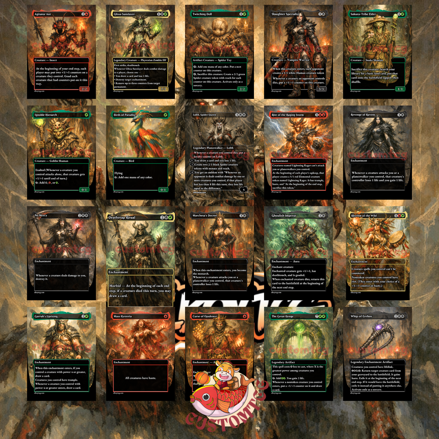 Thantis, the Warweaver Custom Deck