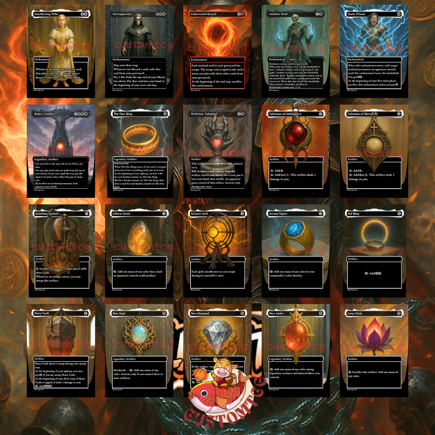 Dihada, Binder of Wills Custom Deck