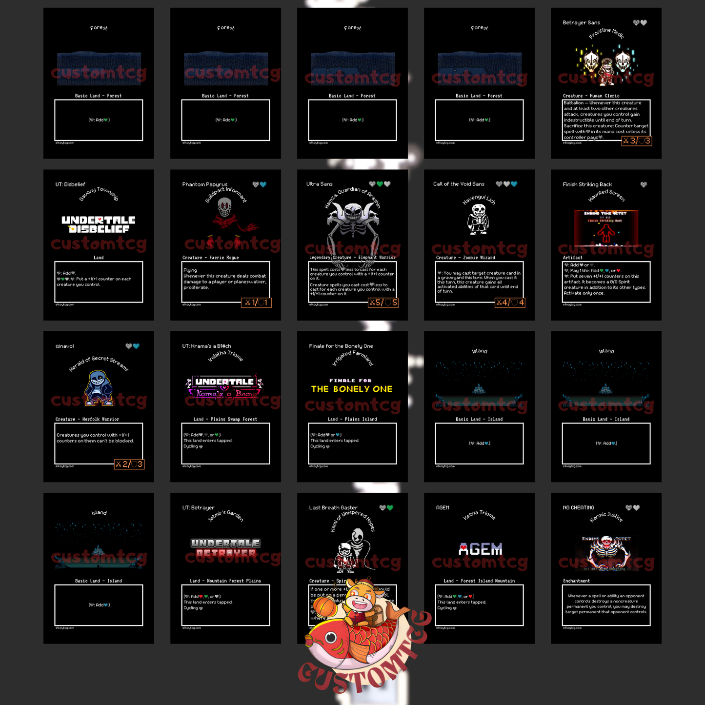 UNDERTALE Custom Deck