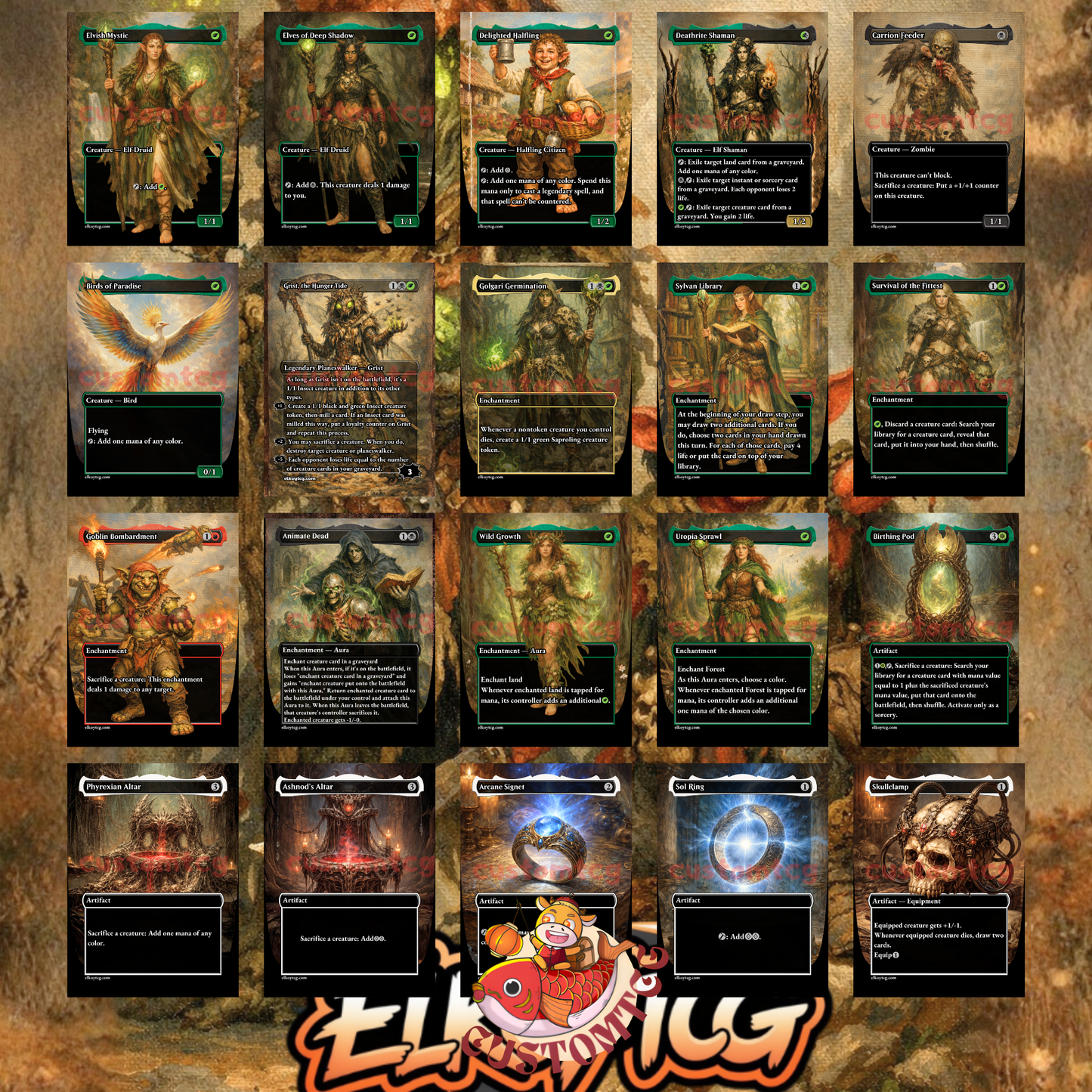 Slimefoot and Squee Custom Deck