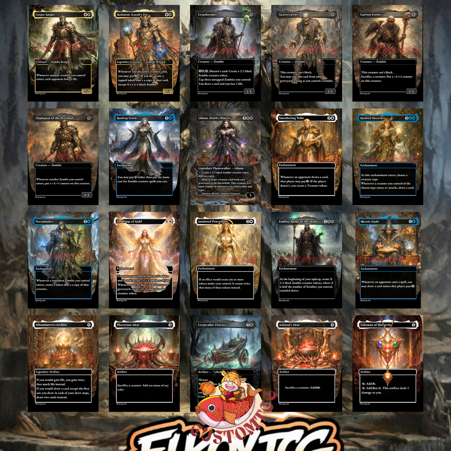 Varina, Lich Queen – Custom Deck  💀🧟