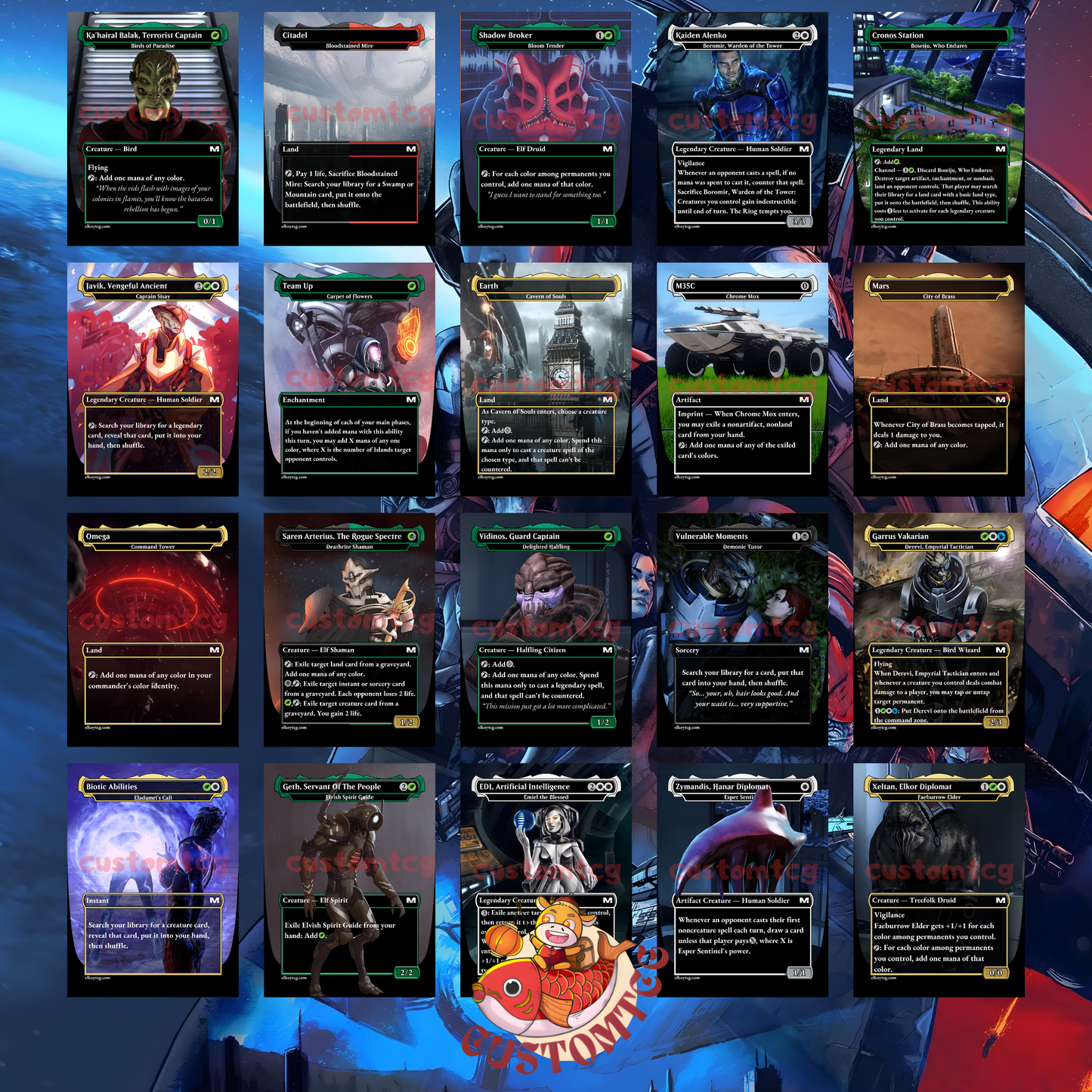 Mass Effect Custom Deck