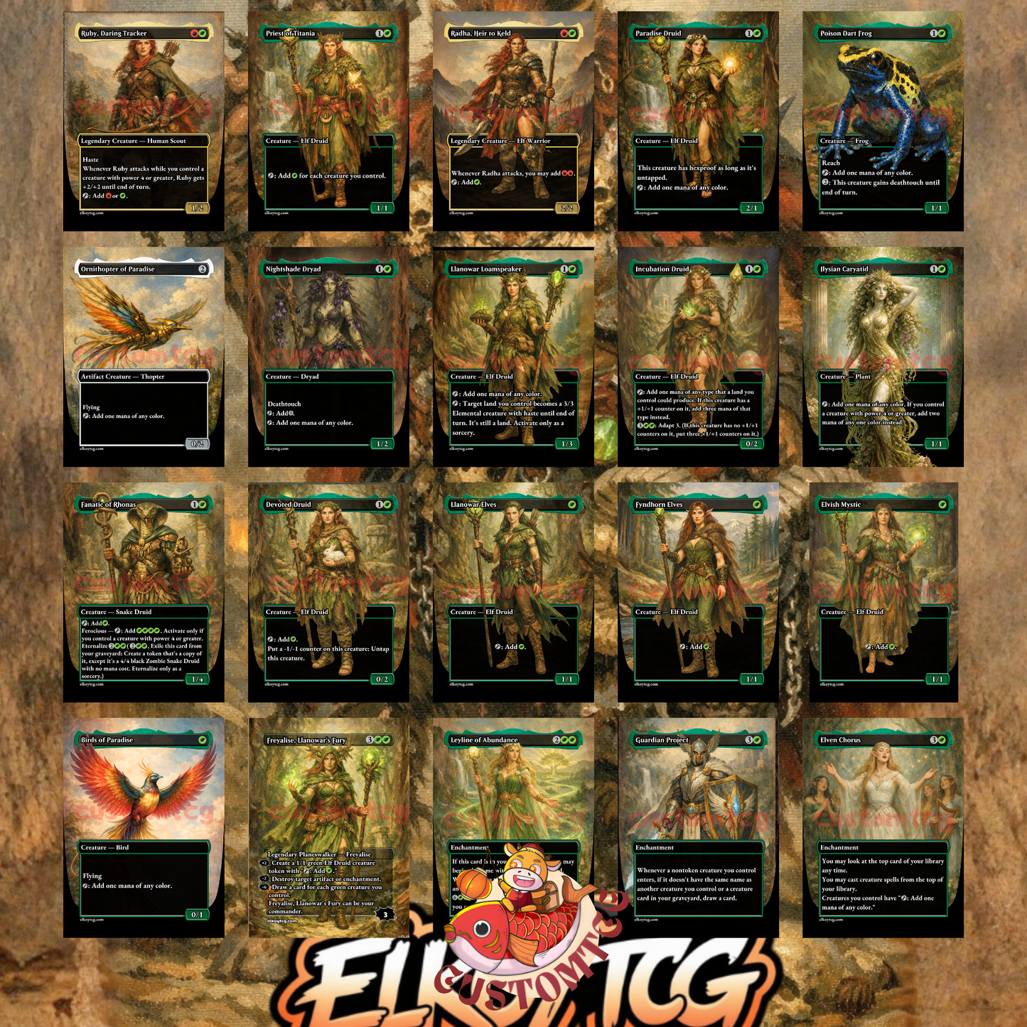 Raggadragga, Goreguts Boss Custom Deck