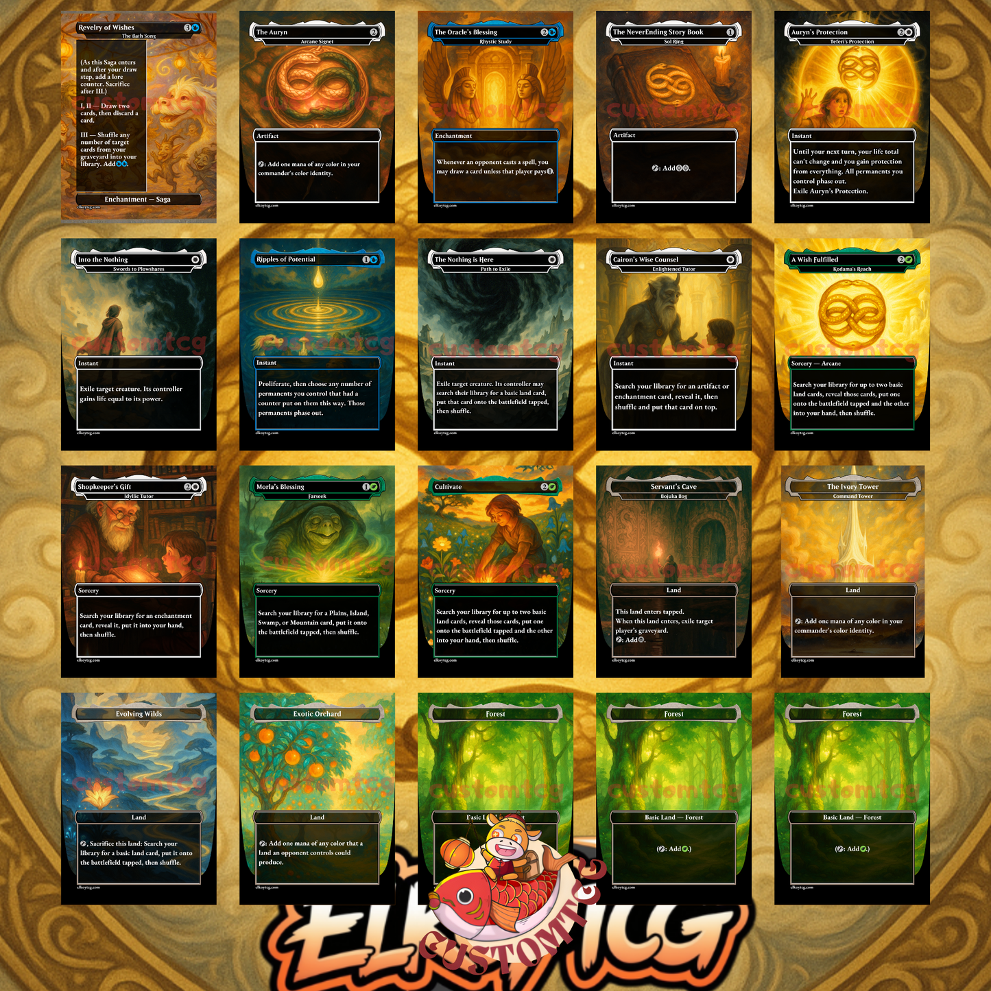 The NeverEnding Story – Custom Commander Deck (100 Cards + Tokens)