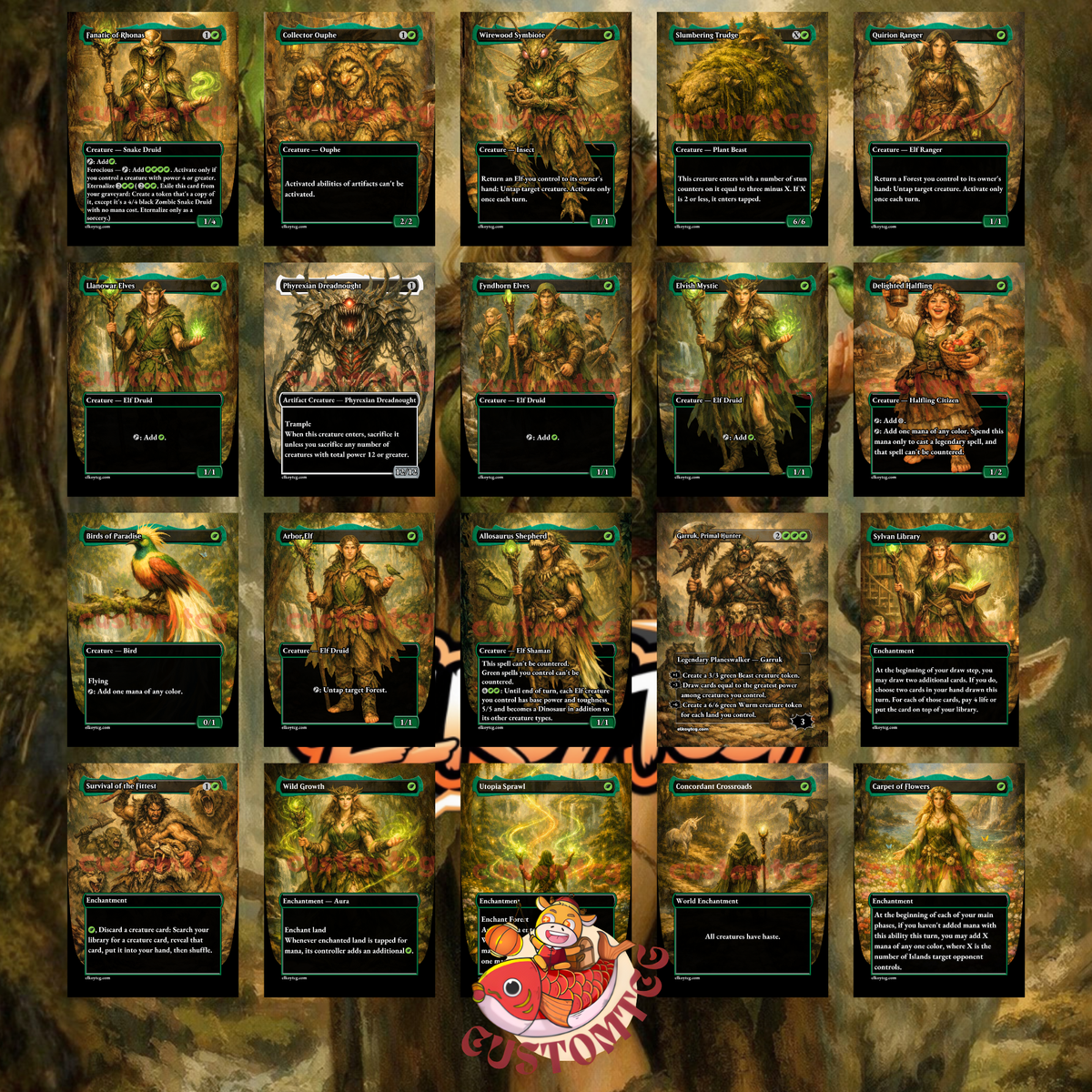 Selvala, Heart of the Wilds Custom Deck