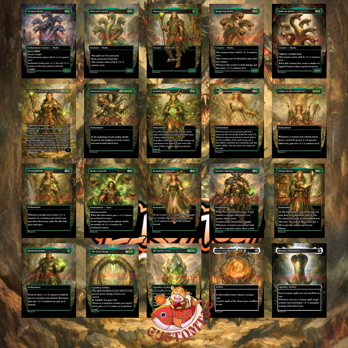 Gargos, Vicious Watcher Custom Deck