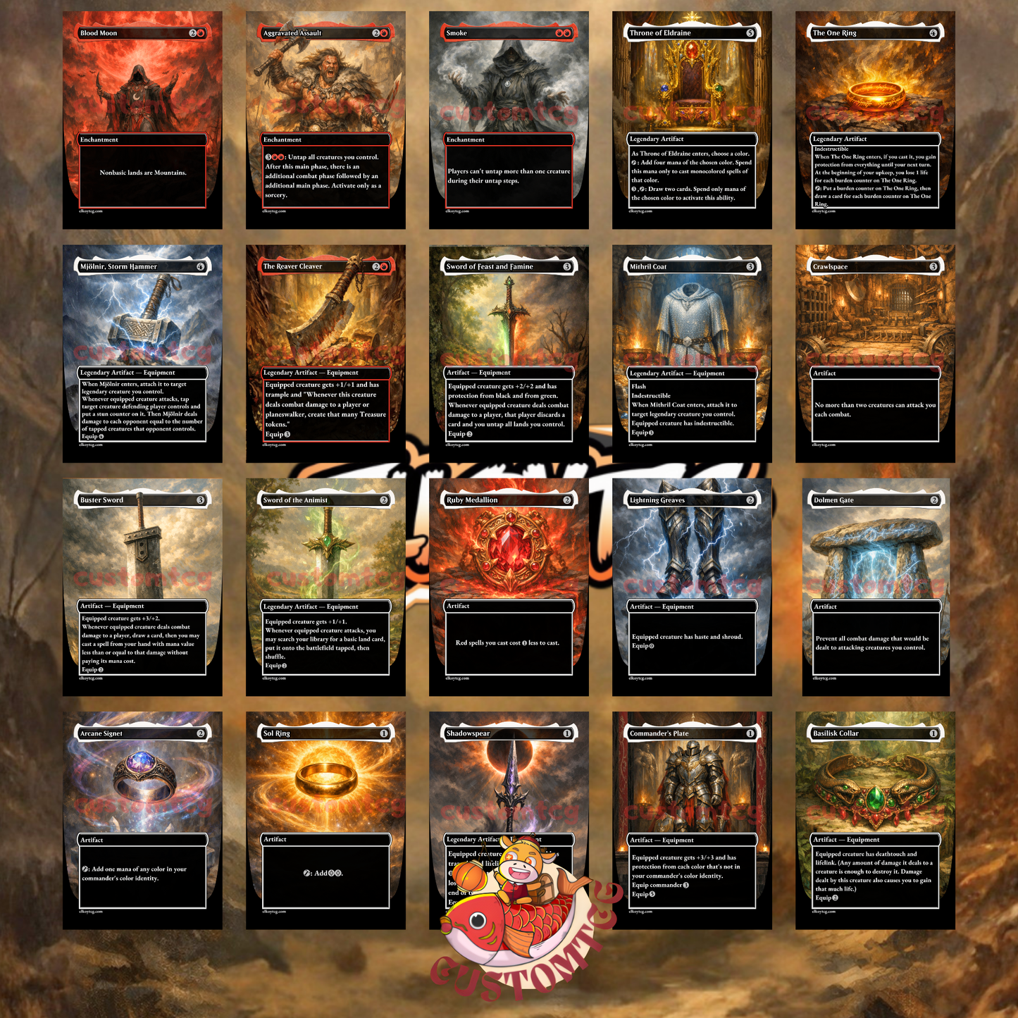 Kratos, God of War Custom Deck