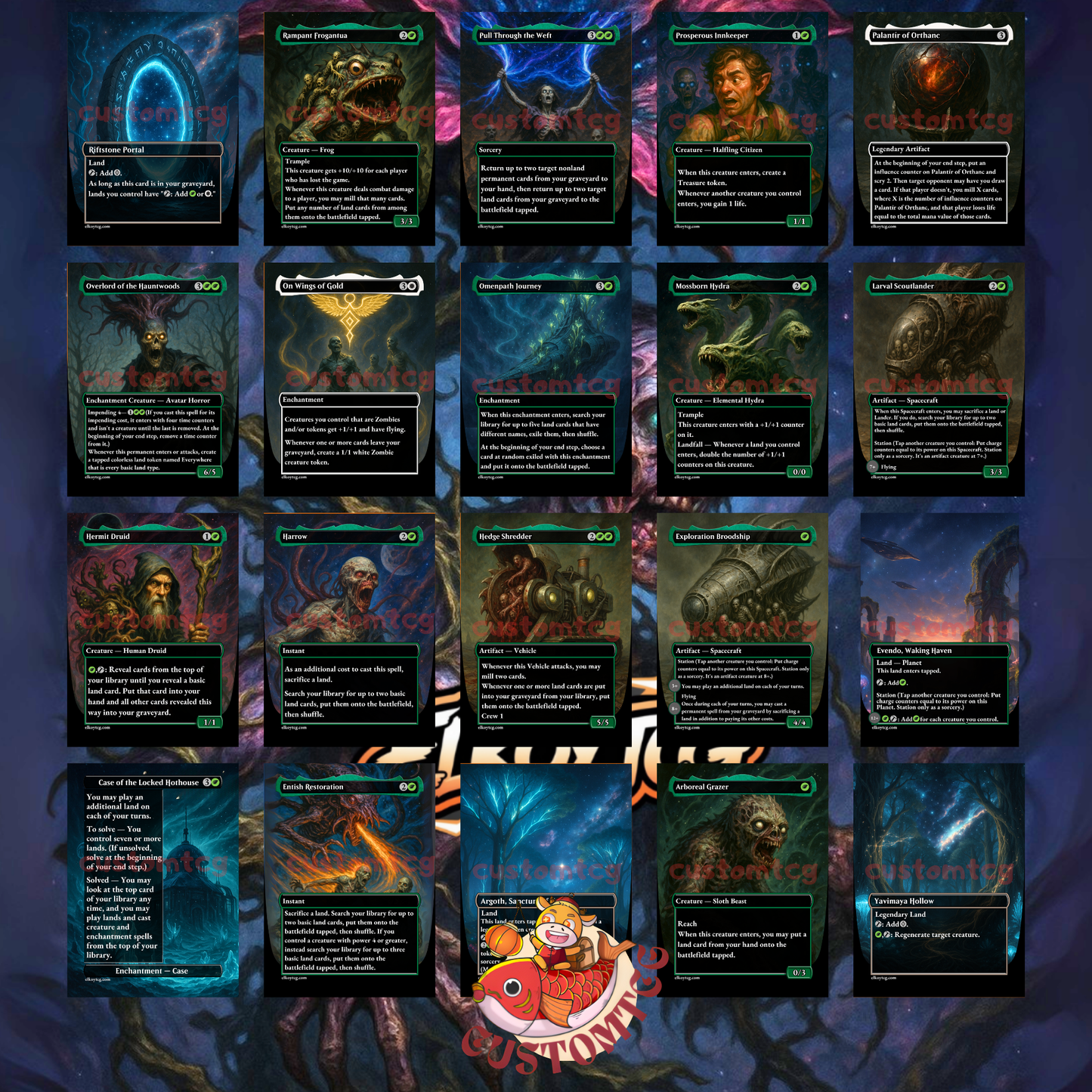 The Necrobloom V2 Custom Deck