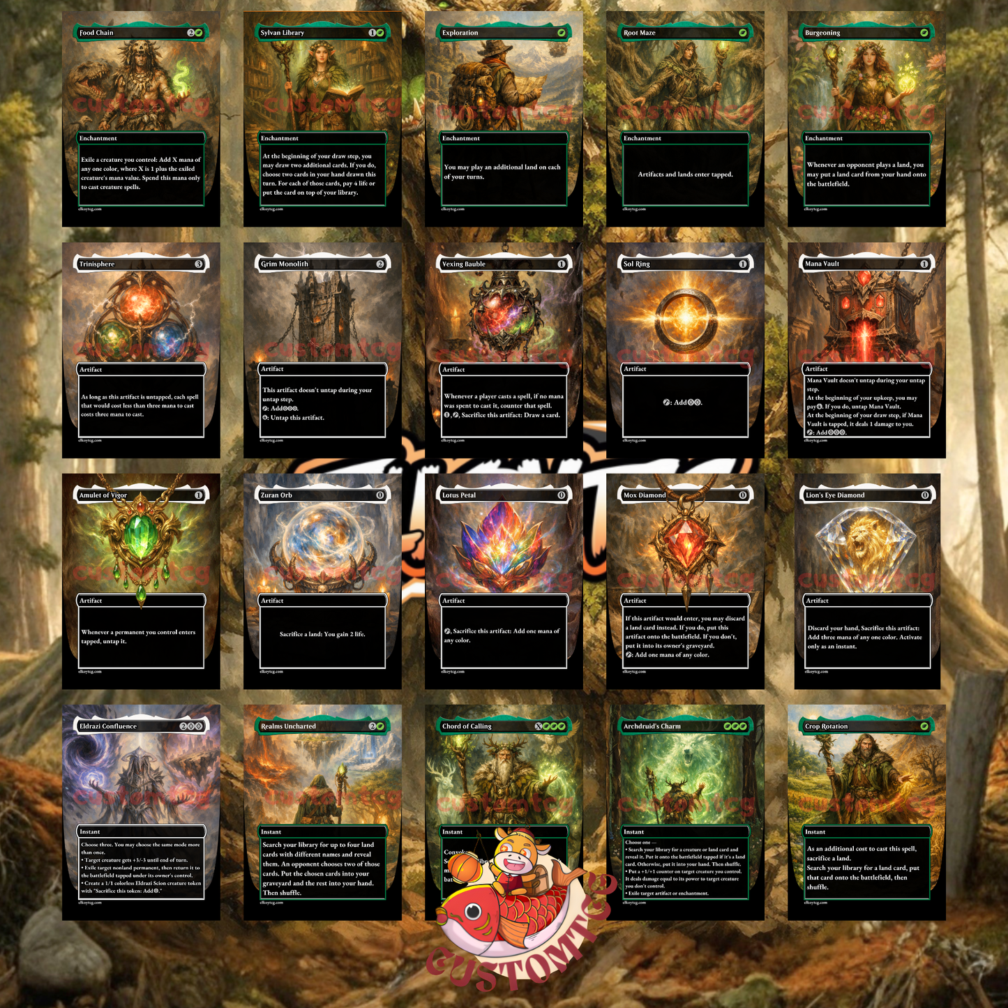 Lumra, Bellow of the Woods Custom Deck