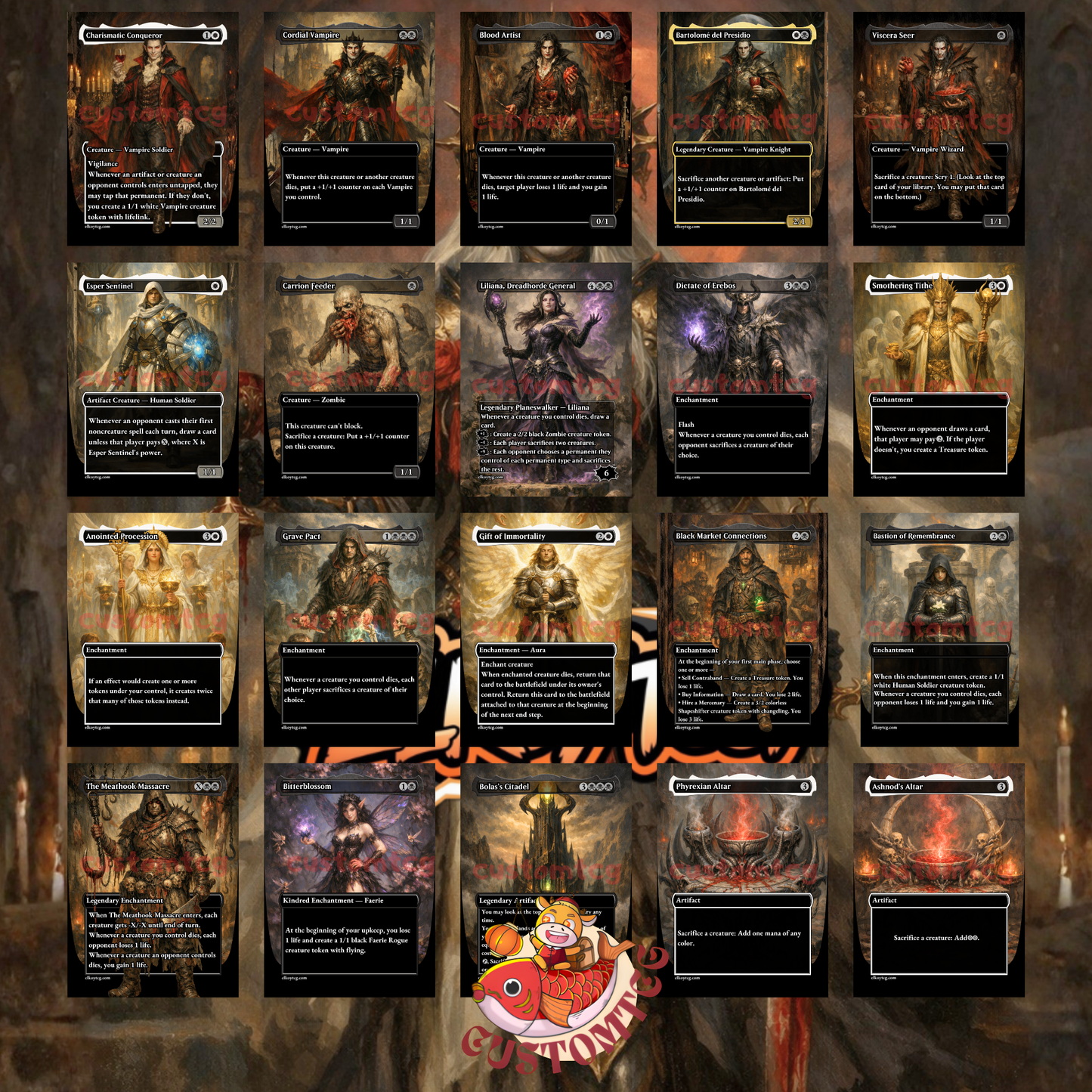 Elenda, the Dusk Rose Custom Deck (Orzhov Aristocrats)