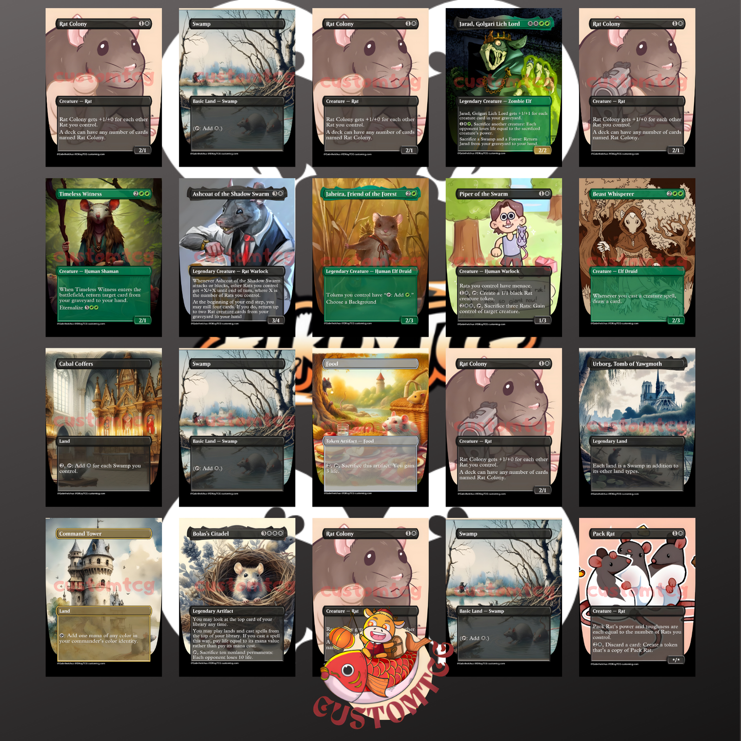 Gyome Custom Rats Deck