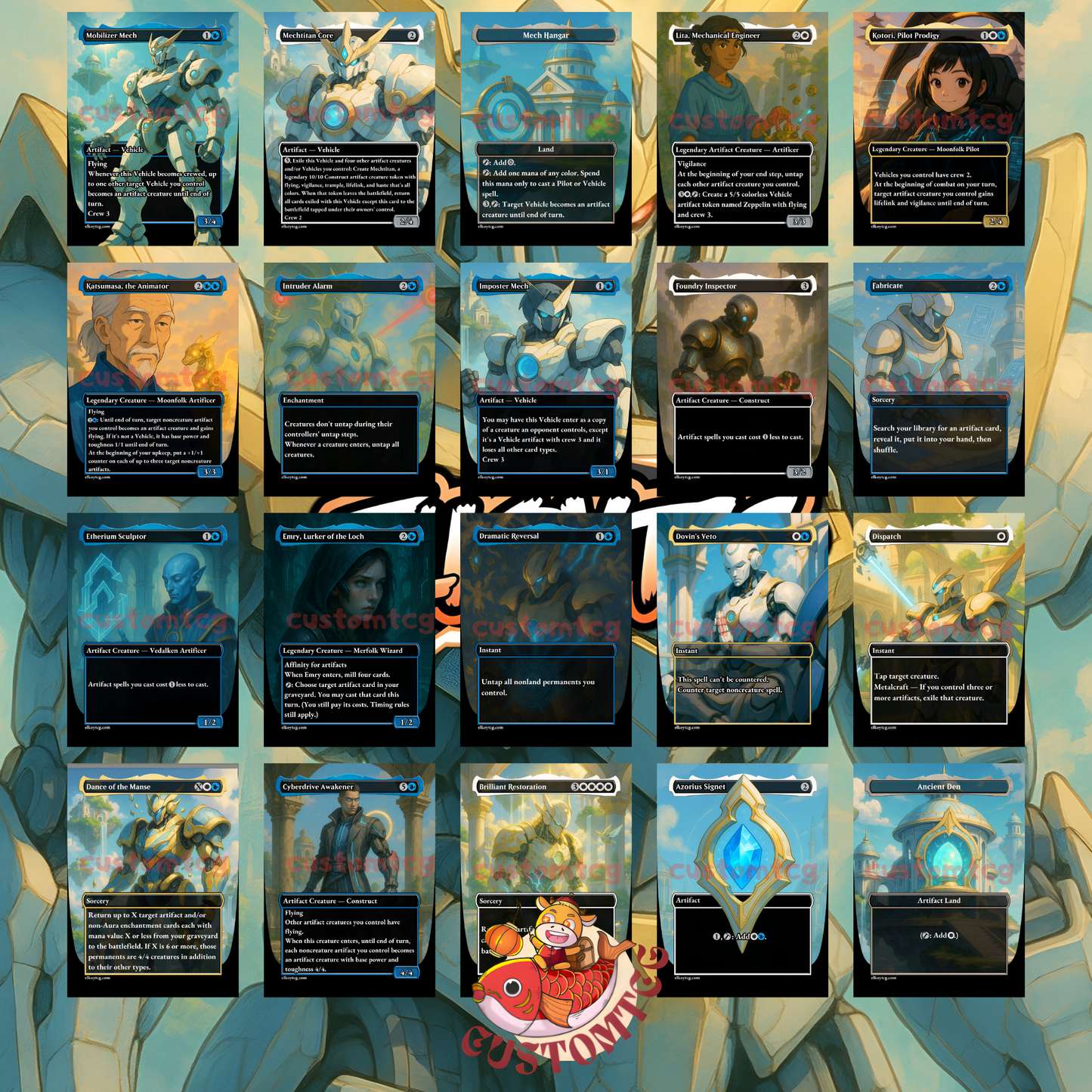 Shorikai Mecha Custom Themed Deck 💥