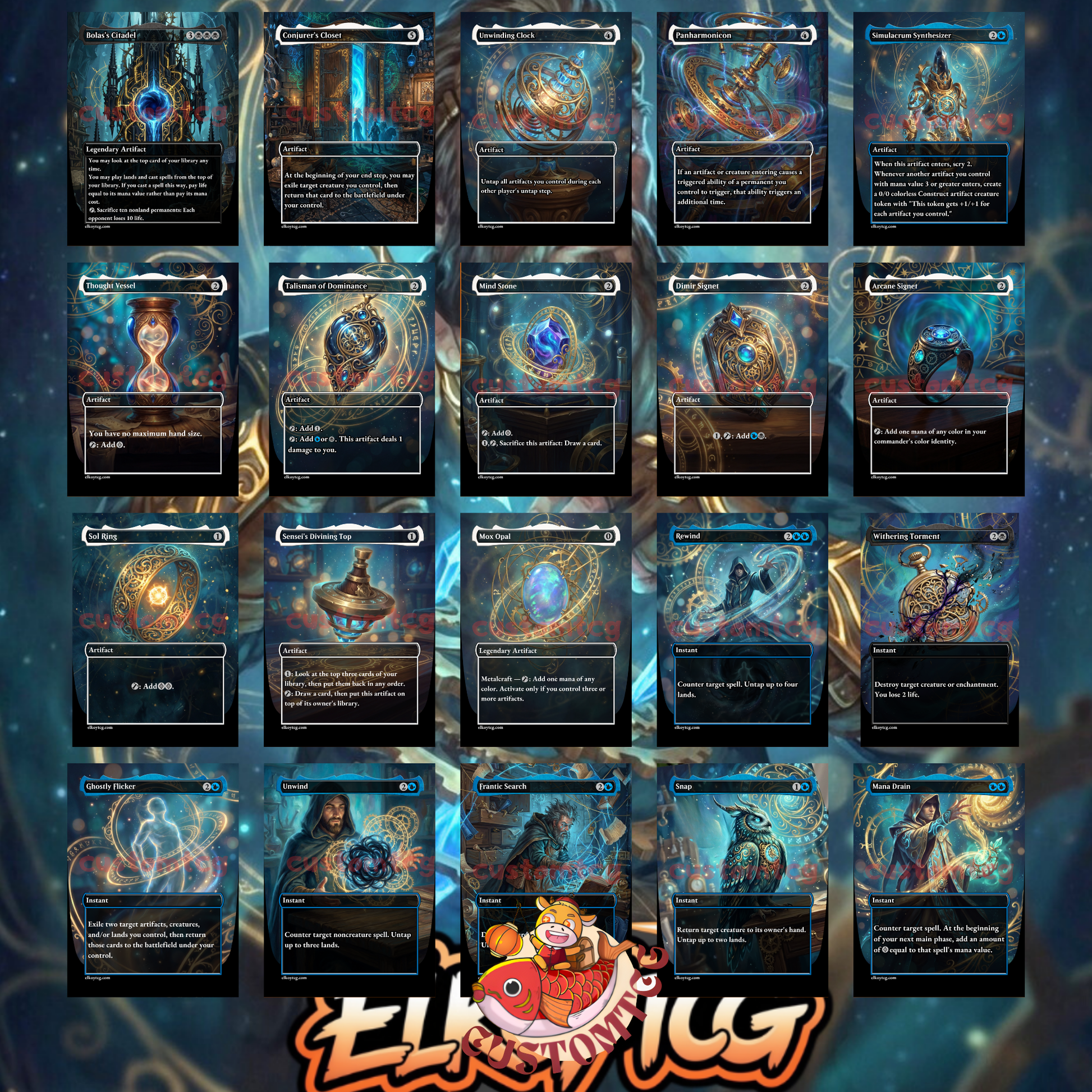 Rusko, Clockmaker Custom Deck – ElkoyTCG