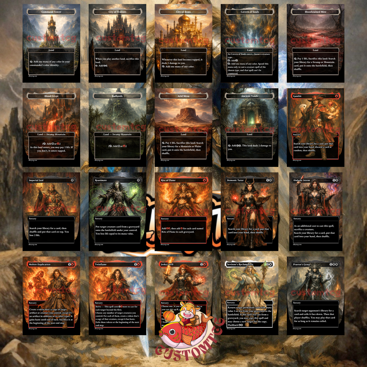 Celes V2 — Custom Commander Deck (100 Cards + Tokens)