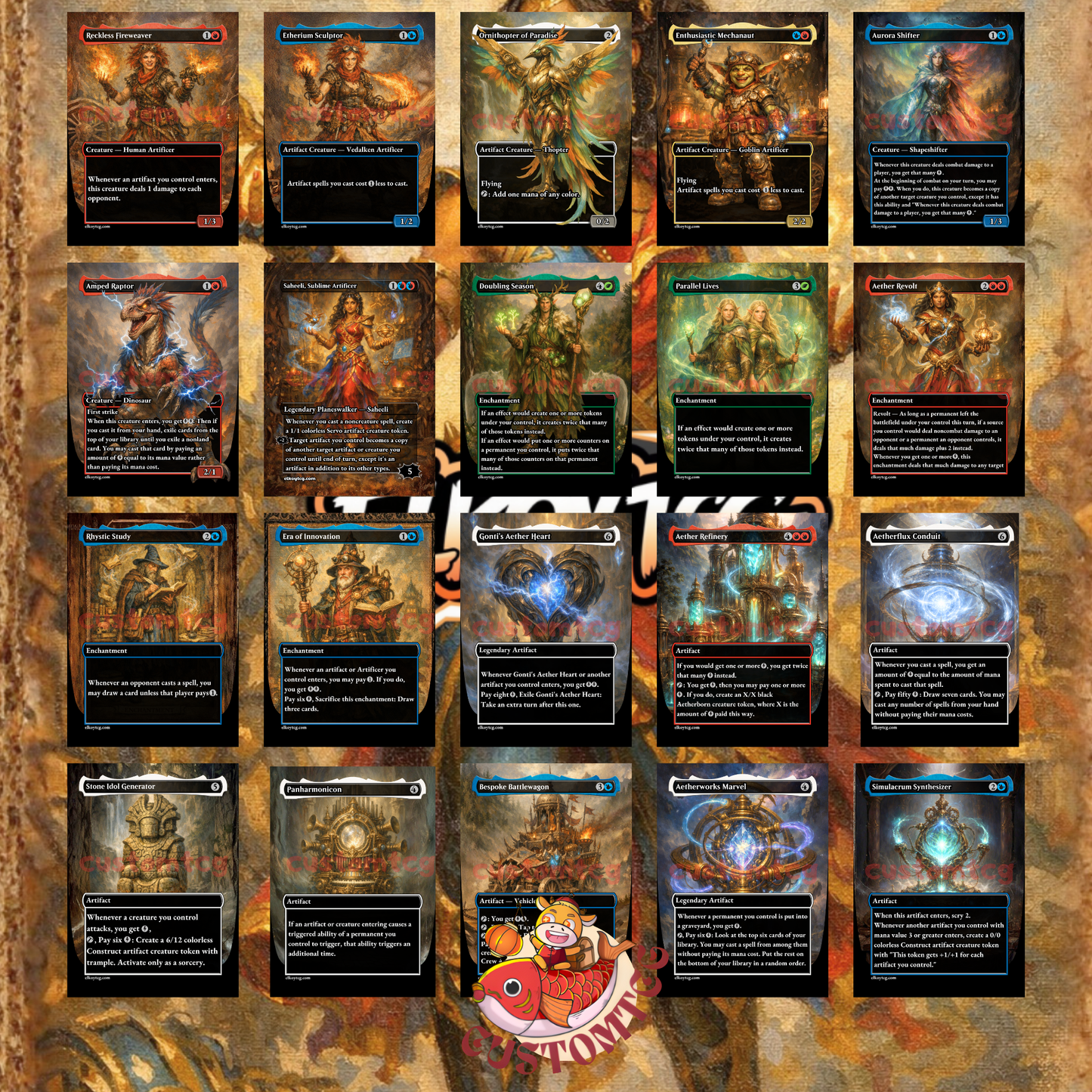 Saheeli Radiant Creator Custom Deck