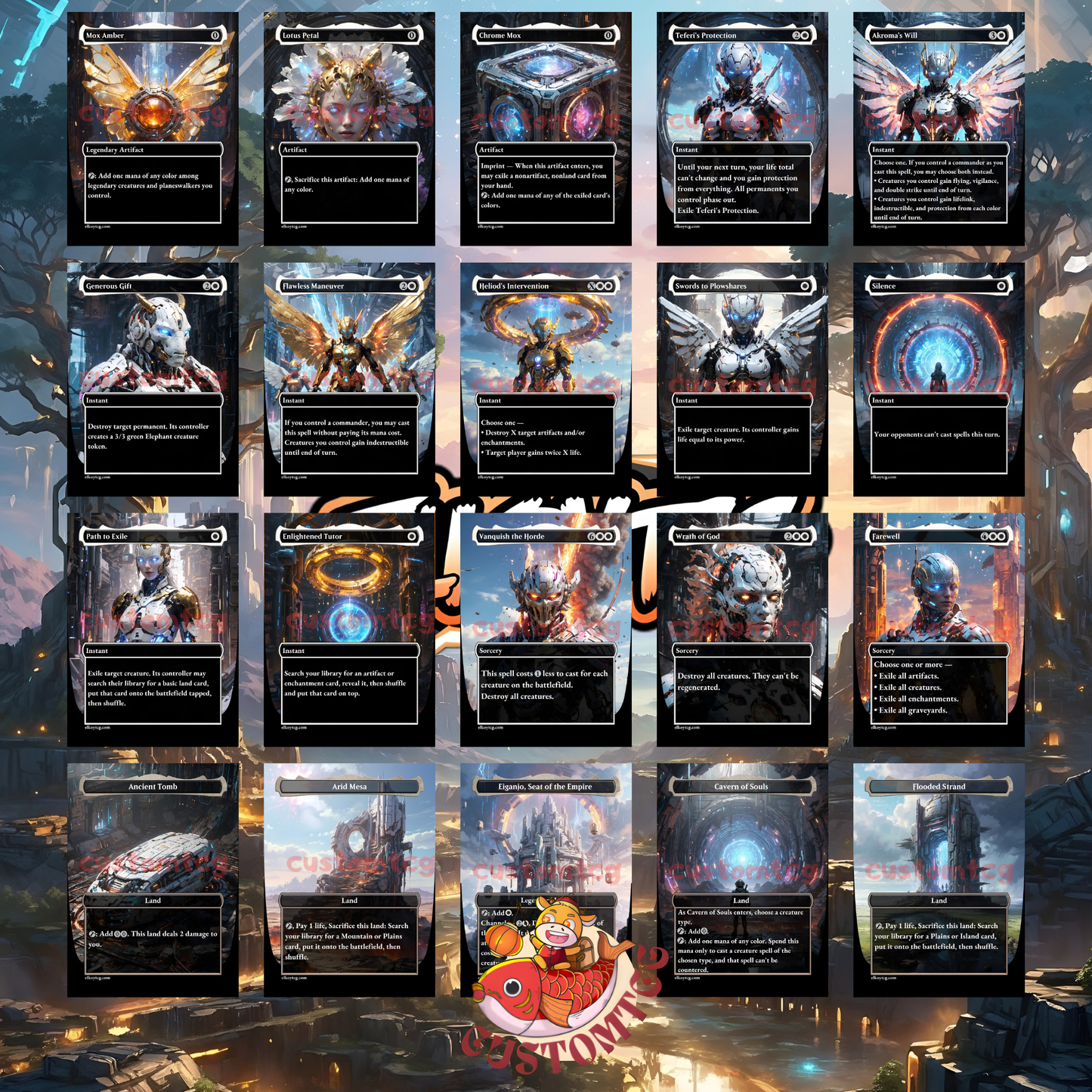 Giada Angel Custom Deck – Cybernetic Glory (Top 12 EDH Custom Series)