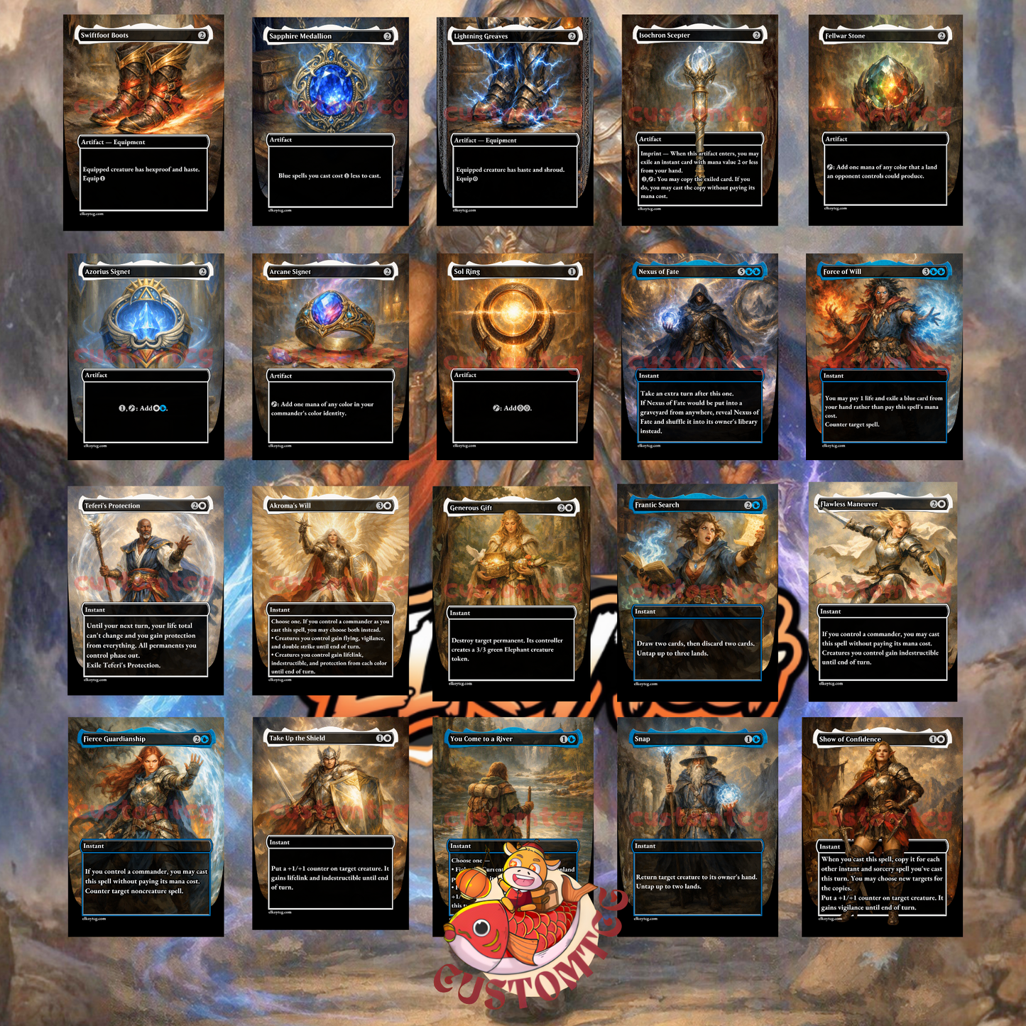 Zethi, Arcane Blademaster Custom Deck