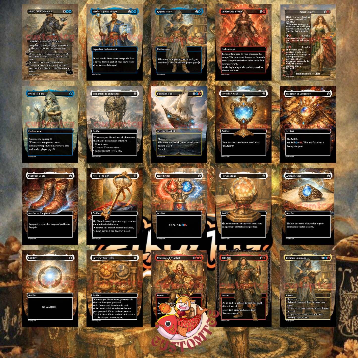 Captain Howler, Sea Scourge custom deck