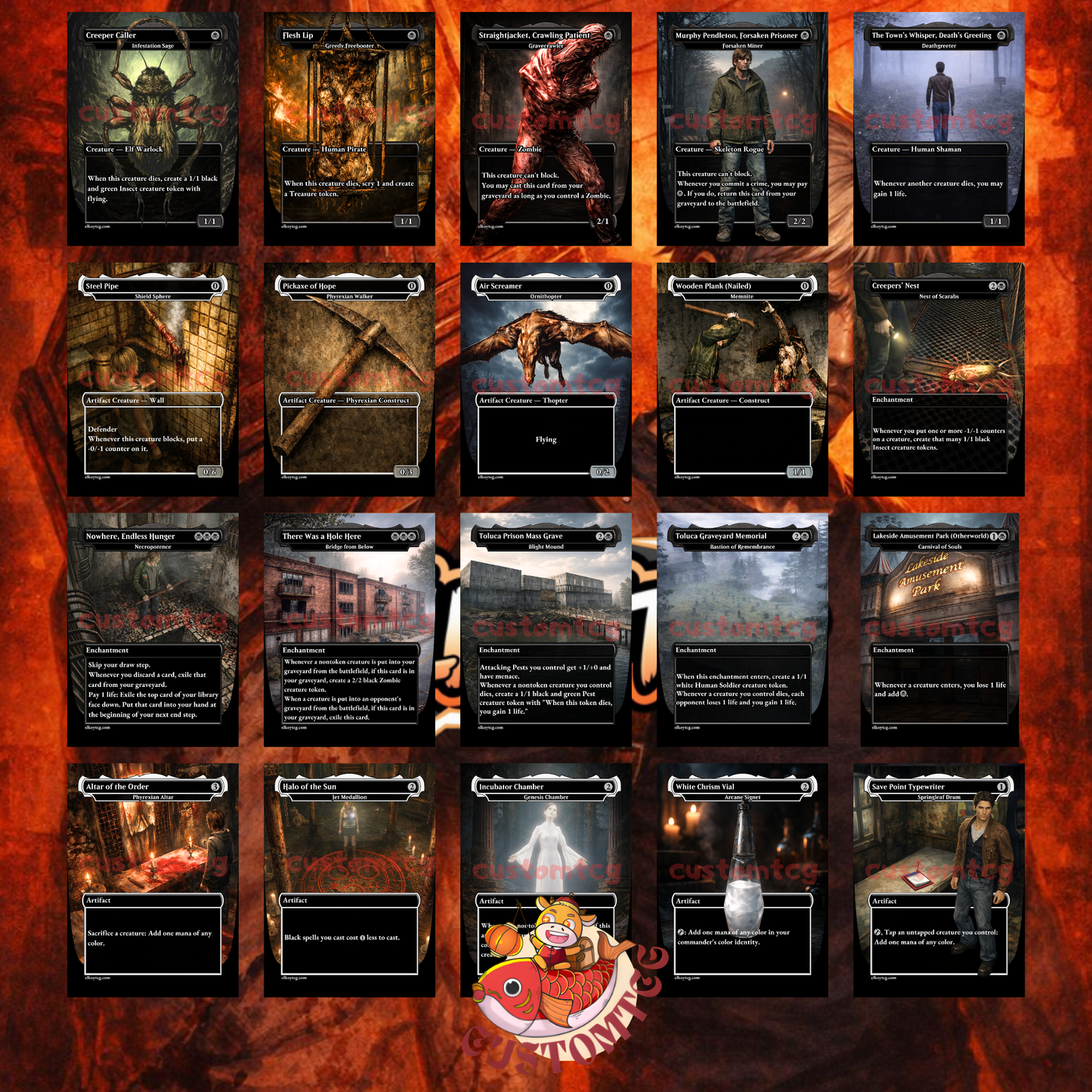 Silent Hill Custom Deck (100 Cards + Tokens)