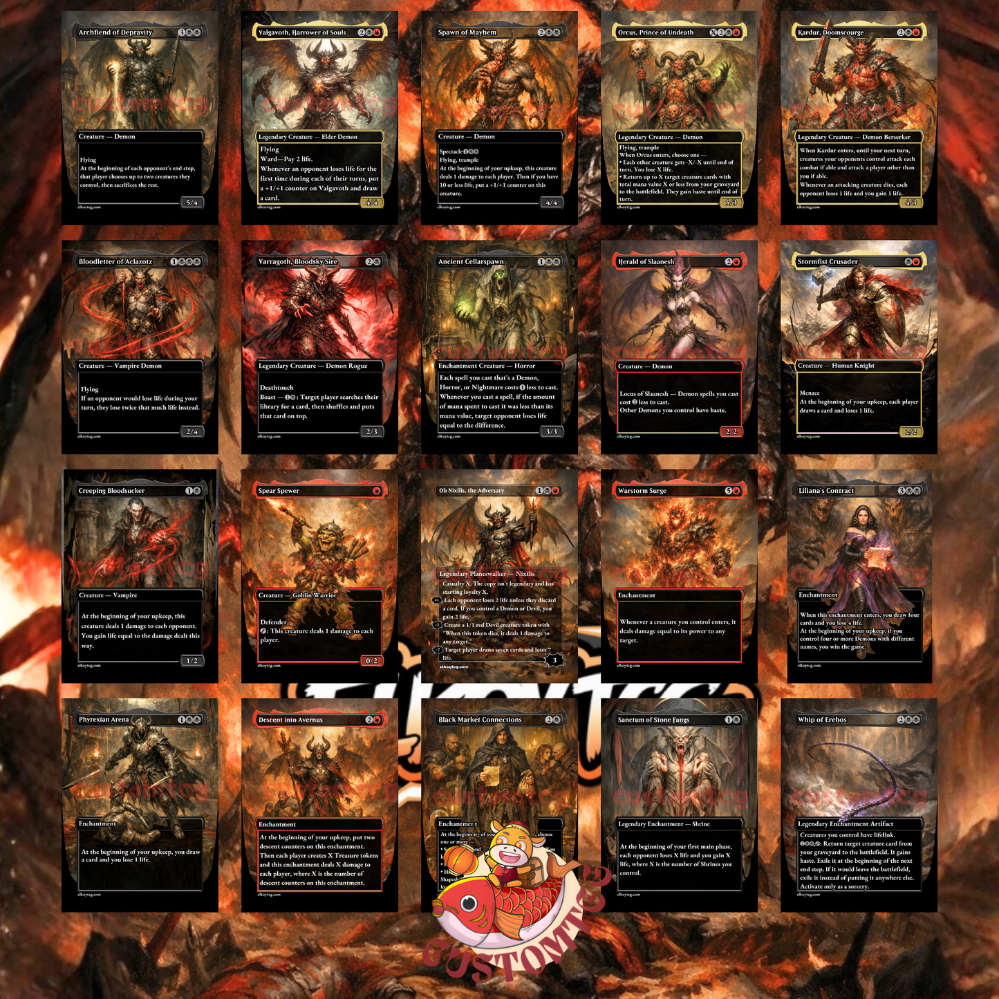 Rakdos, Lord of Riots Custom Deck