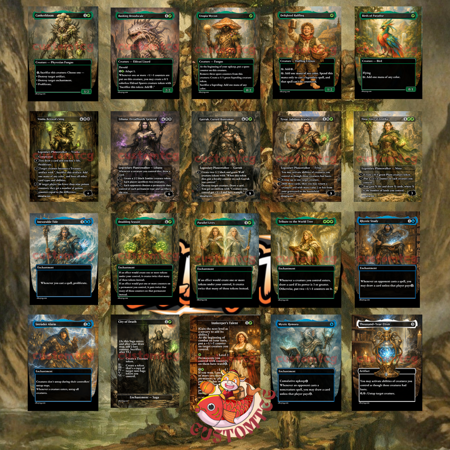 Xavier Sal, Infested Captain Custom Deck