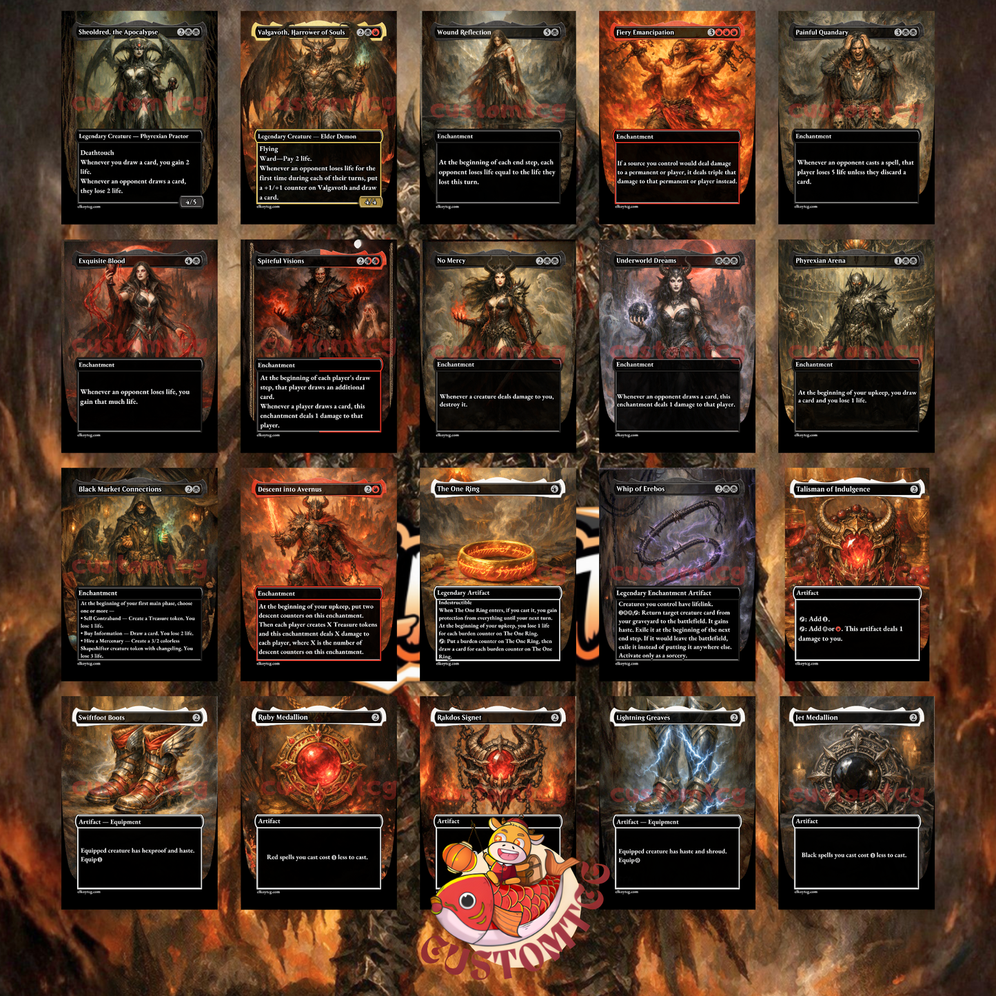 The Lord of Pain Custom Deck (Rakdos Punisher / Group Slug)