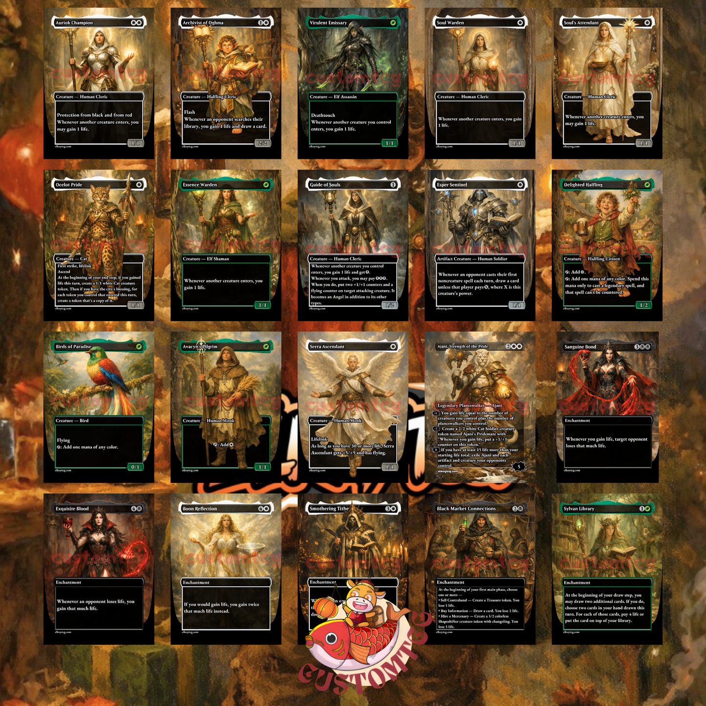 Bilbo, Birthday Celebrant custom deck