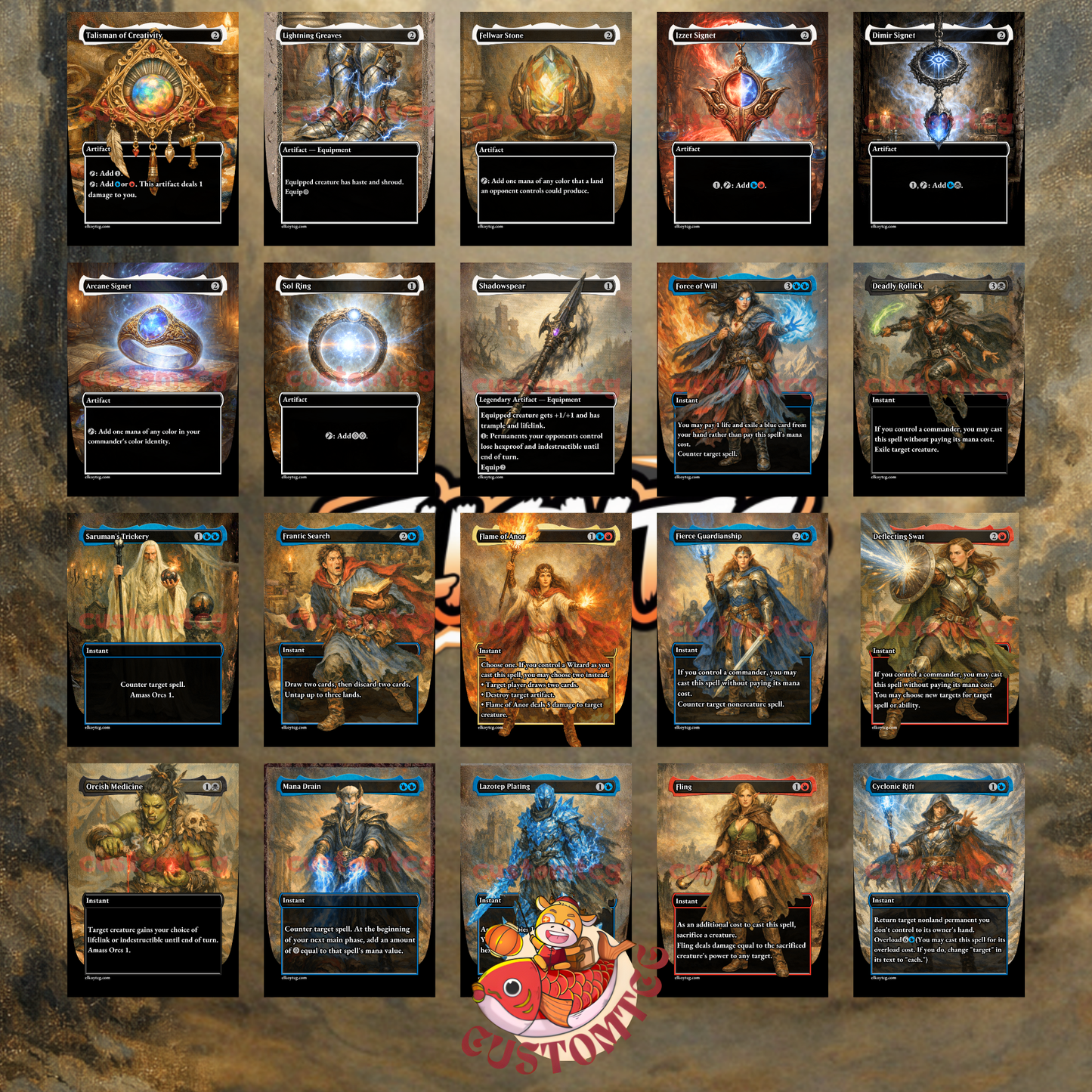 Saruman, the White Hand Custom Deck