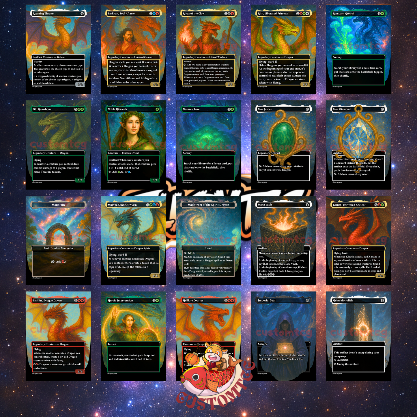 Cosmic Dragons Deck