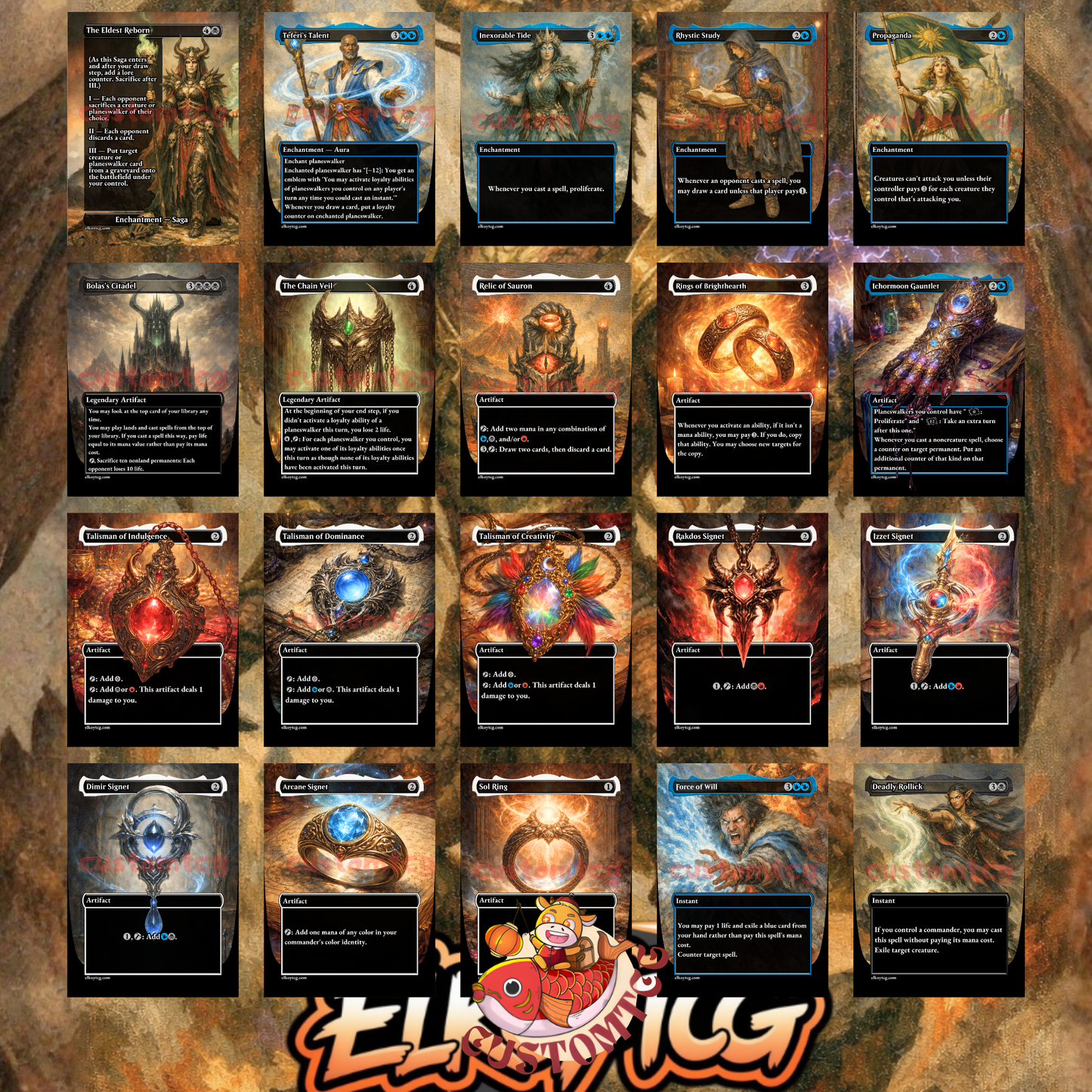 Nicol Bolas, the Ravager Custom Deck