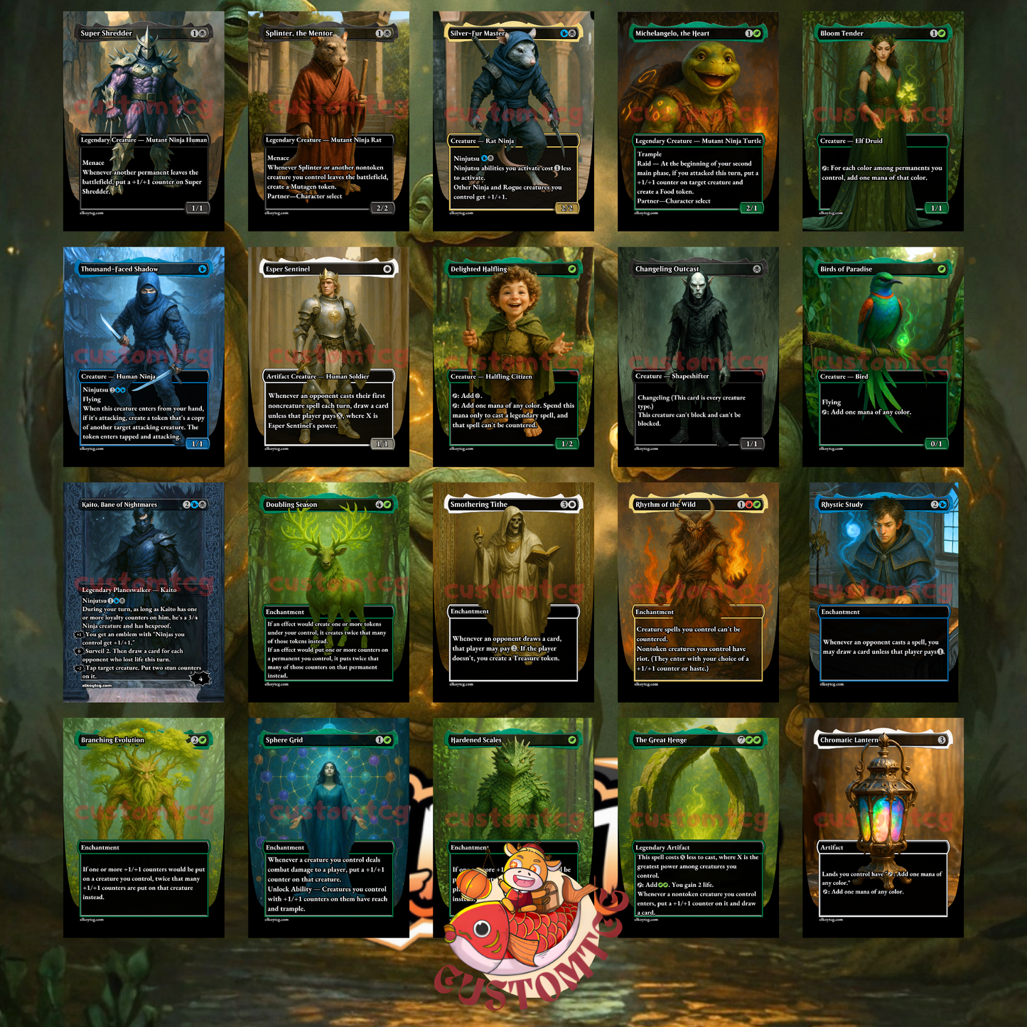 🛡️ Heroes in a Half Shell – Custom Commander Deck (100 Cards + Tokens)