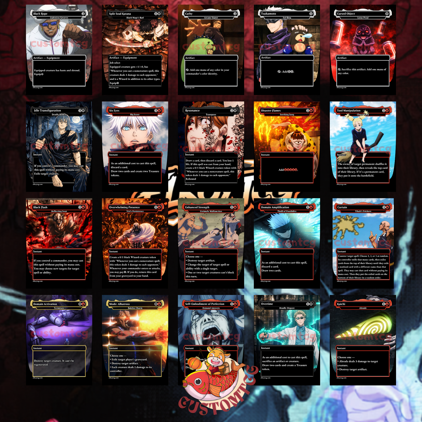 Jujutsu Kaisen Custom Deck