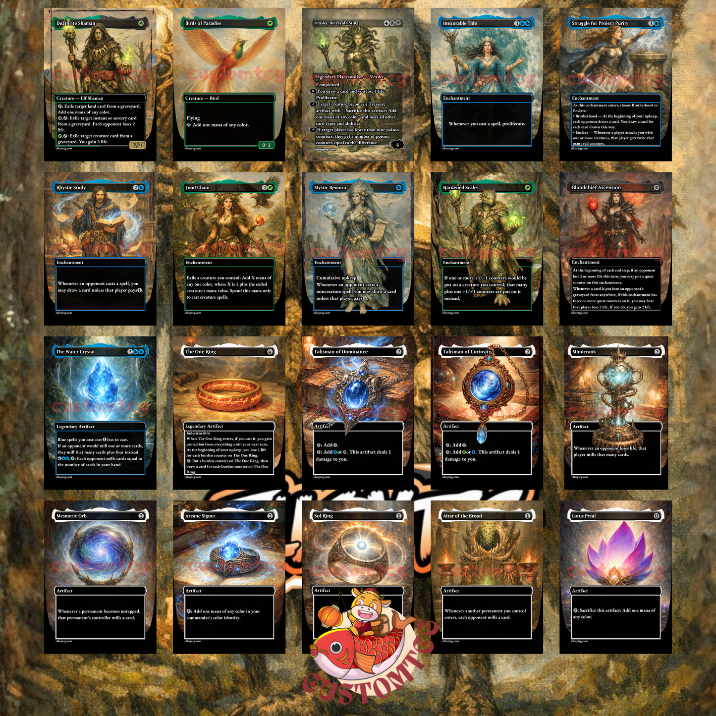 The Wise Mothman V3 Custom Deck