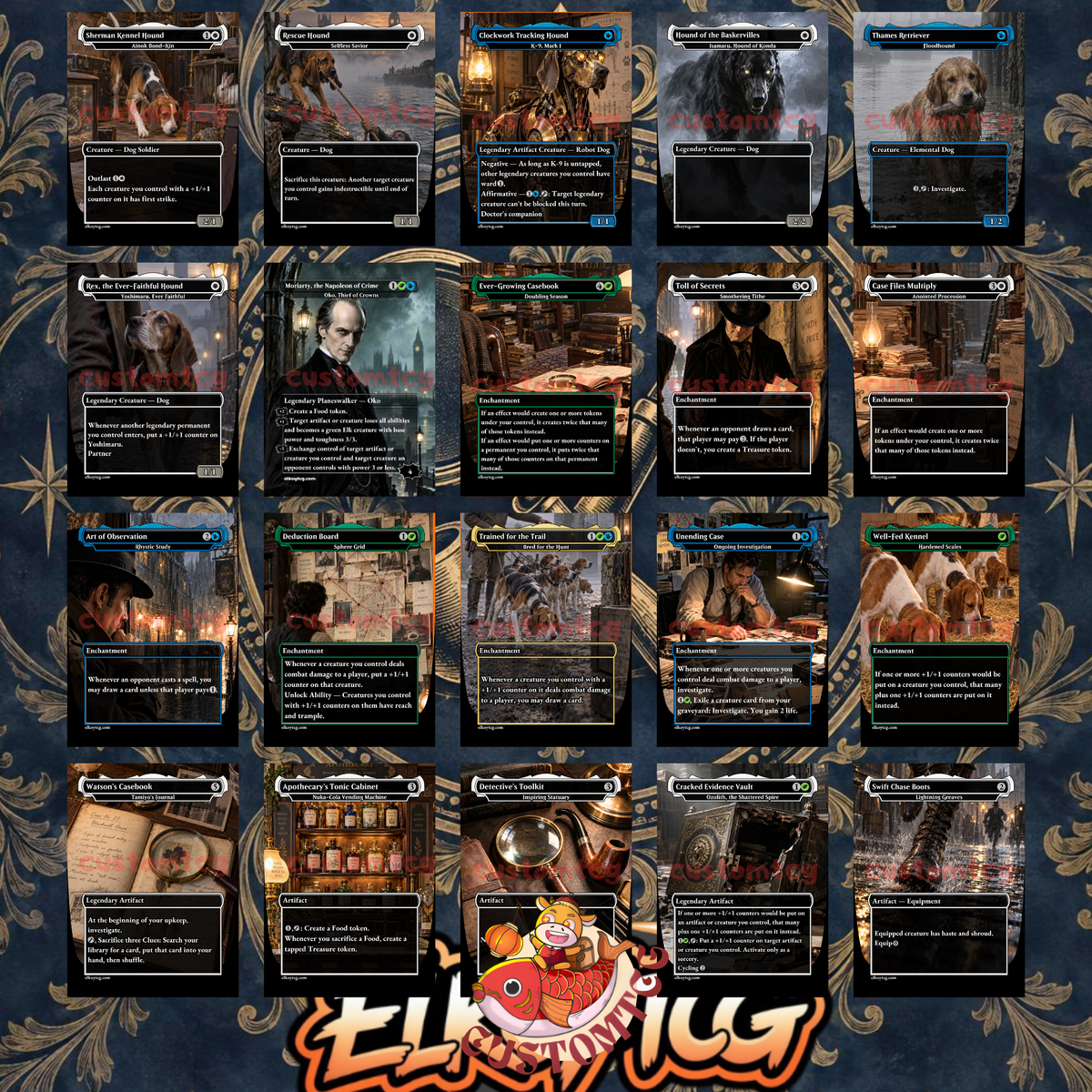 SHERLOCK HOLMES Custom Deck