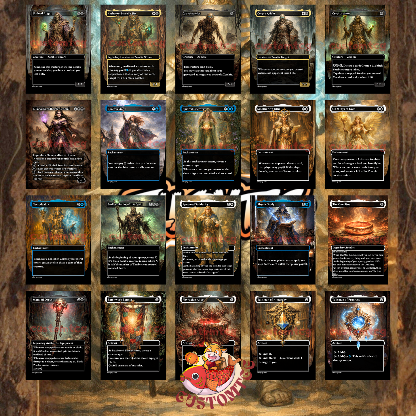 Temmet, Naktamun’s Will – Custom Deck (100 Cards + Bonus Tokens) 🔥