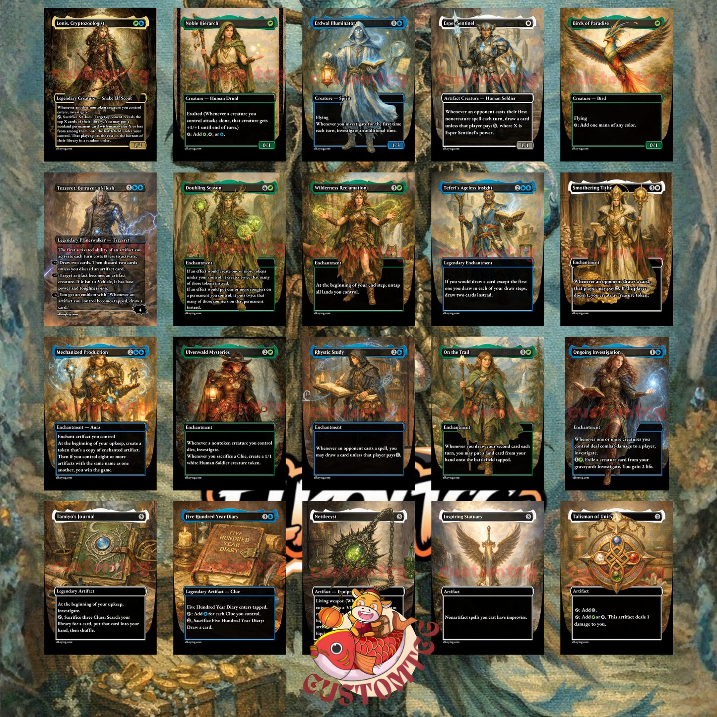 Morska, Undersea Sleuth Custom Deck