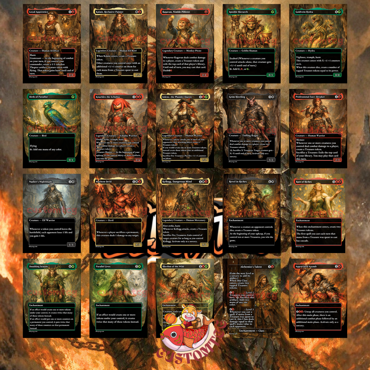 Ognis, the Dragon's Lash — Jund Treasure & Haste Aggro Custom Deck