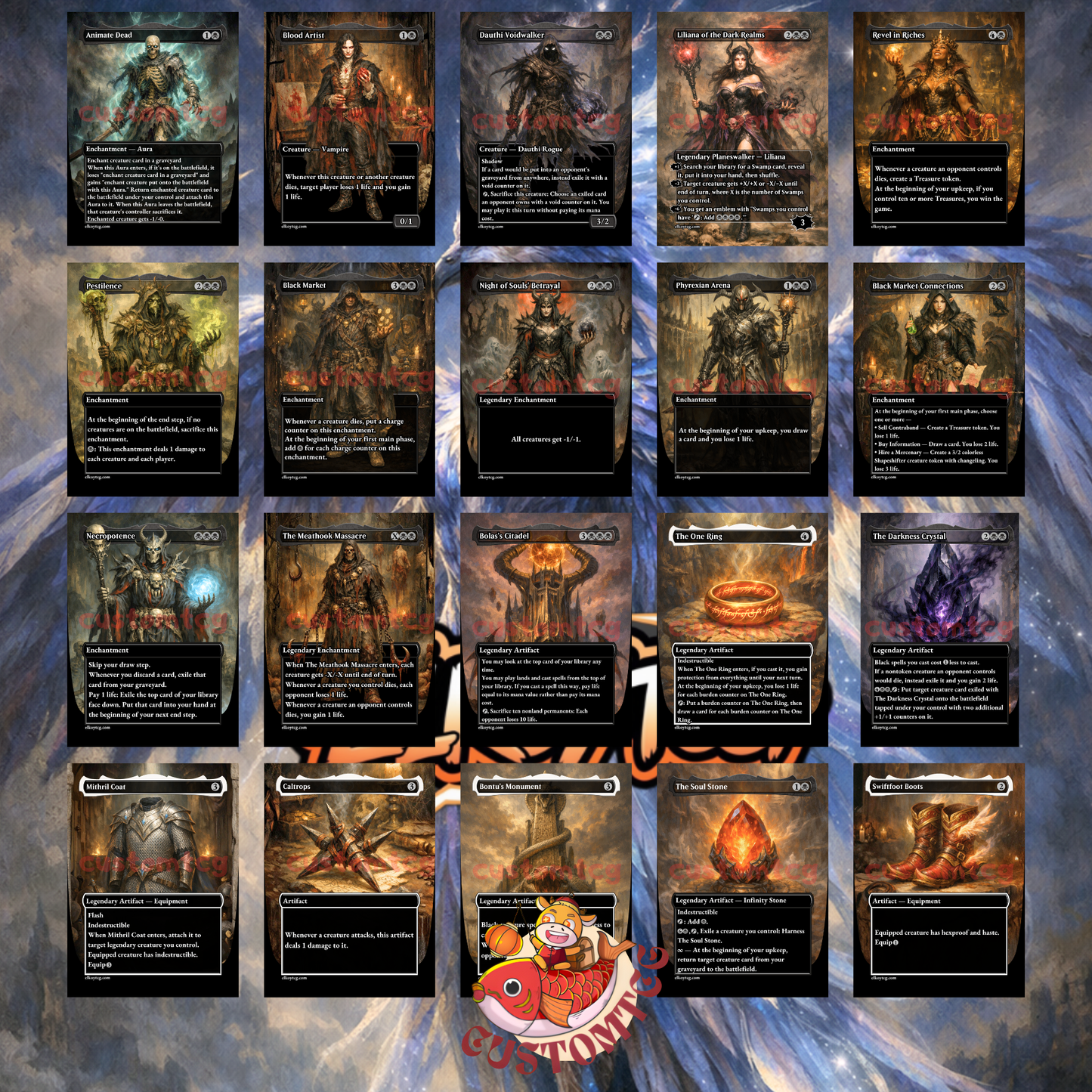 Maha, Its Feathers Night custom deck