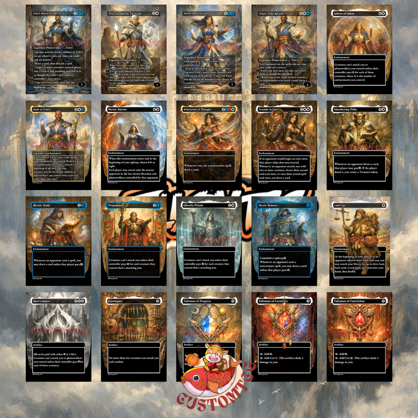 Pramikon, Sky Rampart custom deck