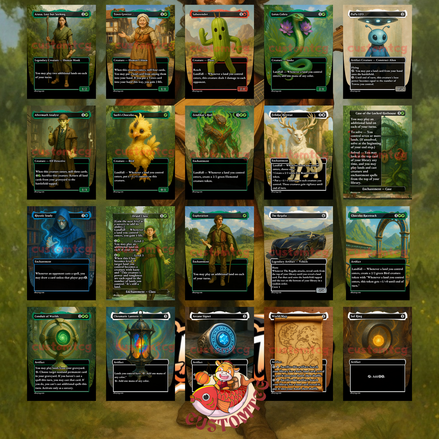 The Wandering Minstrel Custom Deck