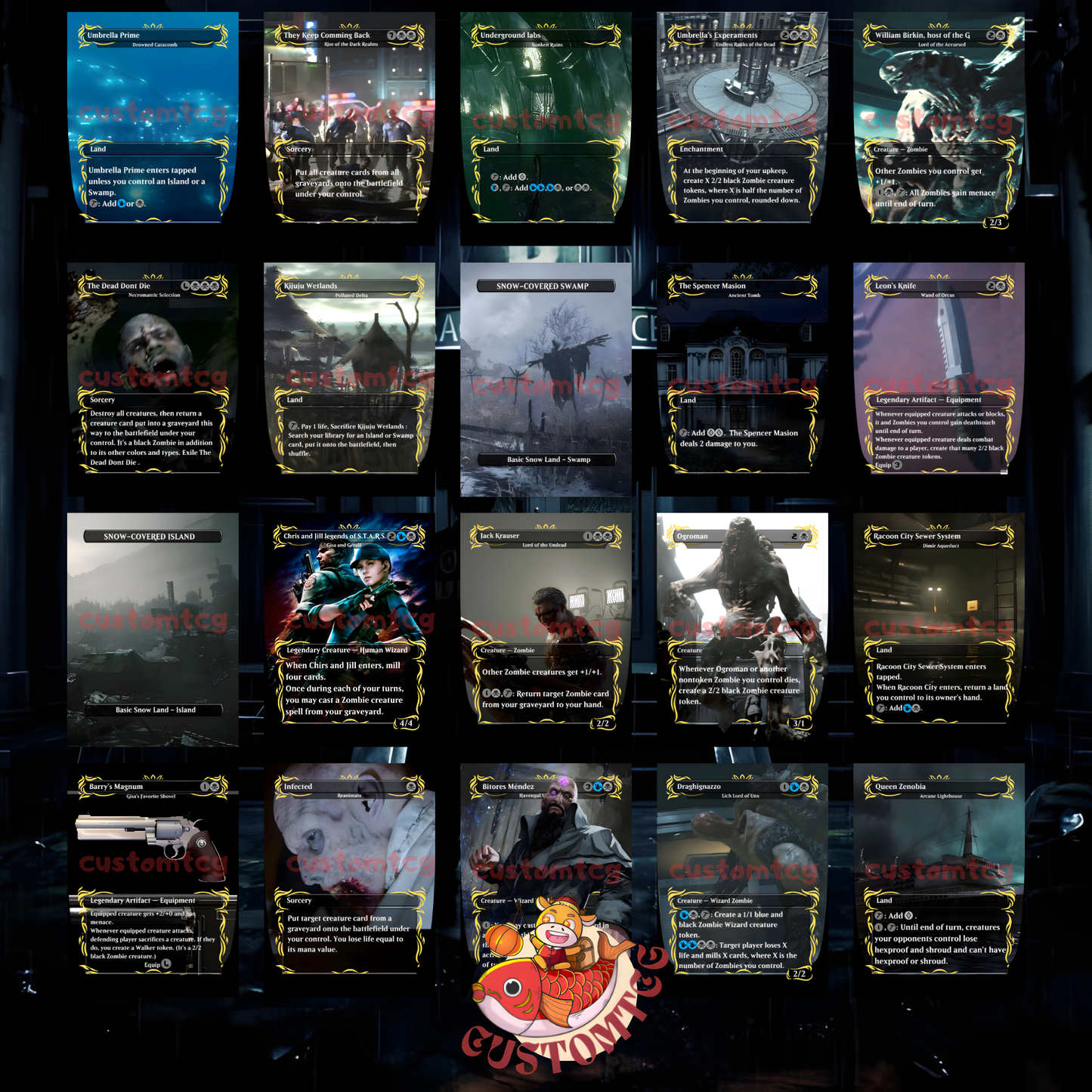 RESIDENT EVIL Custom Deck