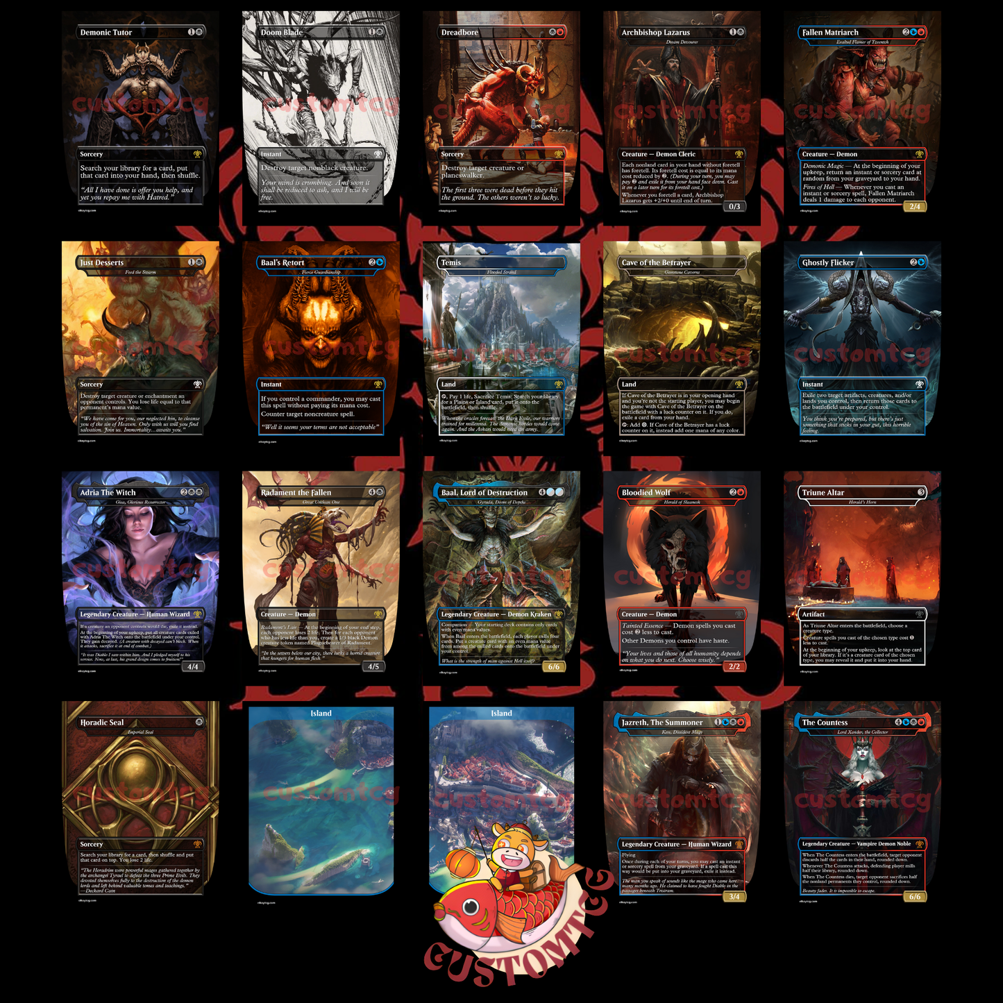 Diablo Custom Commander Deck
